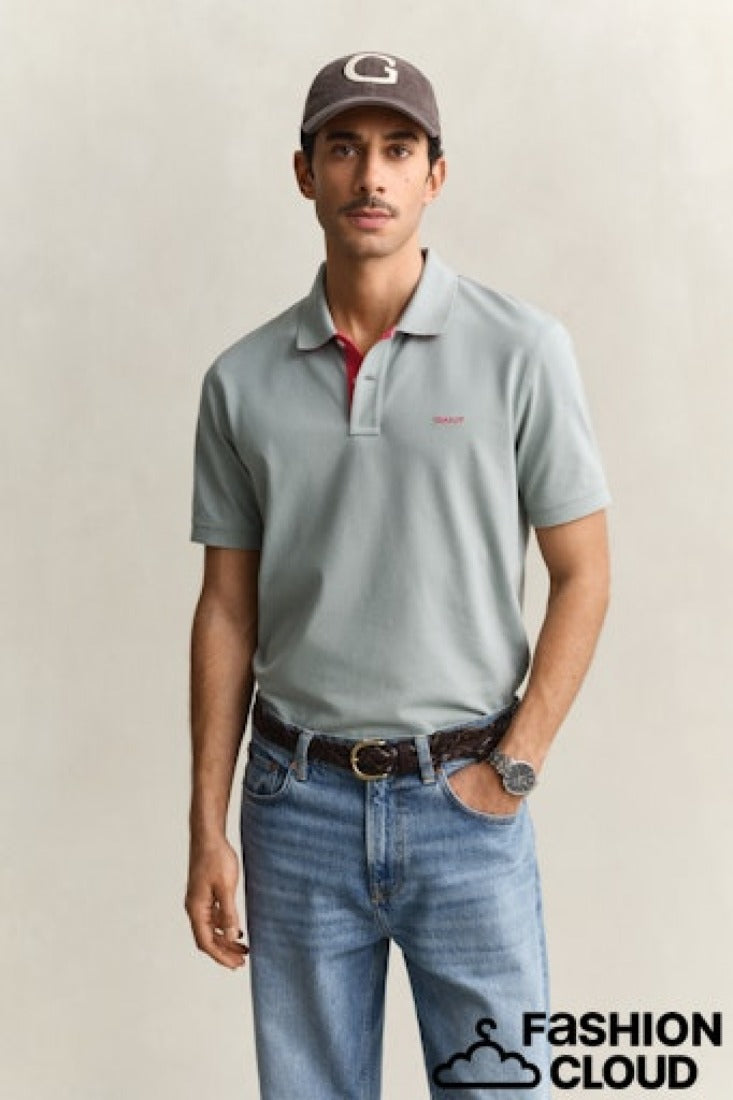 Gant Herren Polo-Shirts  Rose Red