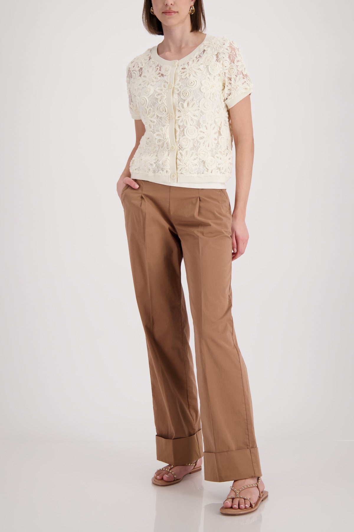 Monari Damen Strickjacken Marble