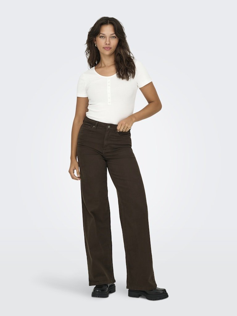 only Damen Jeans Dark Brown Deni