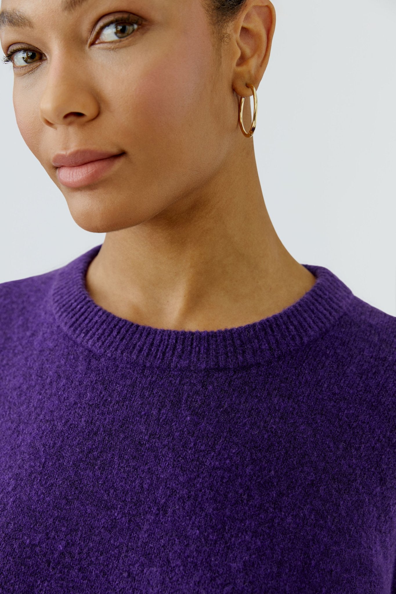 Oui Damen Pullover  Ultra Viol