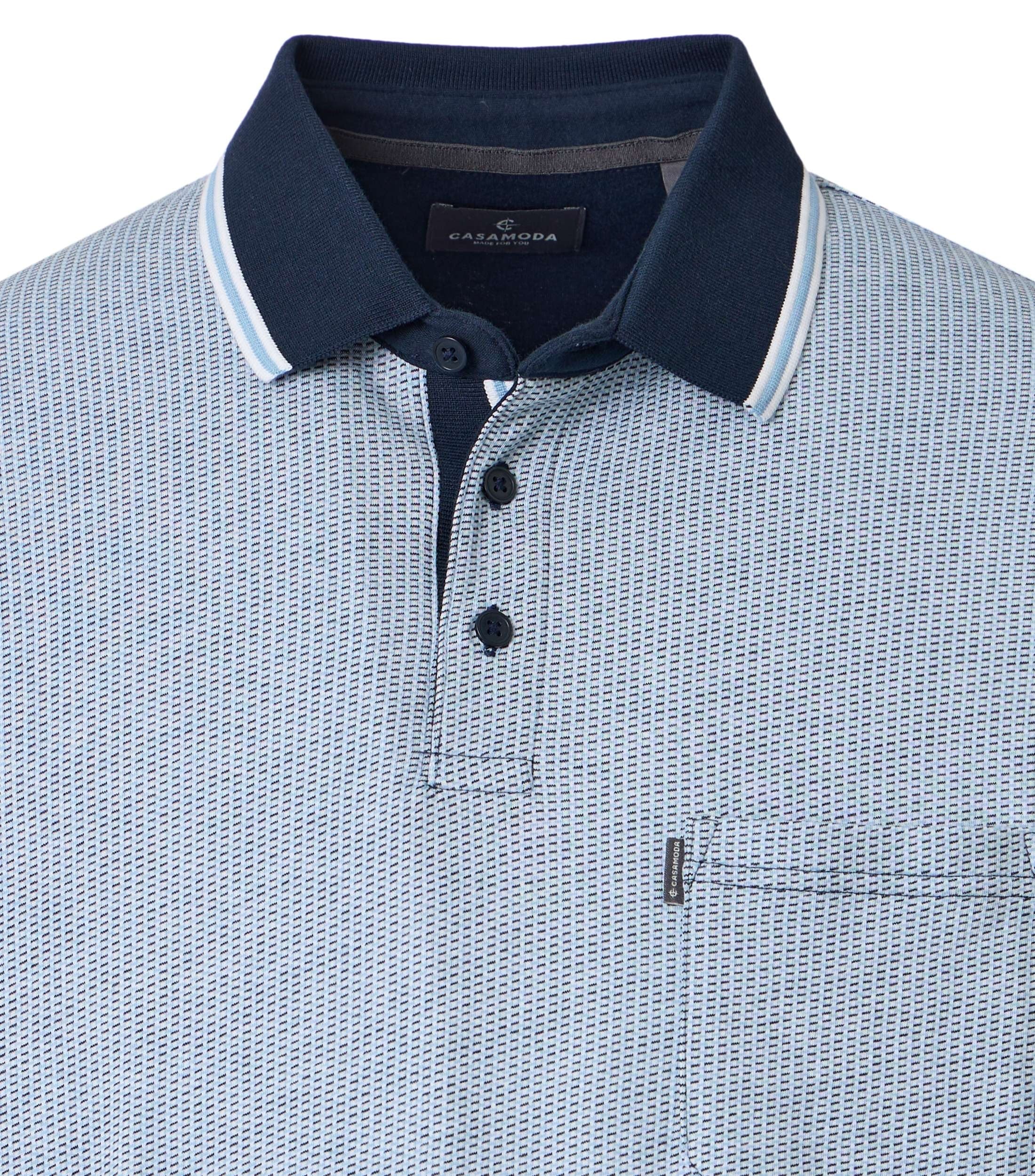 Casa Moda Herren Polo-Shirts  Blau