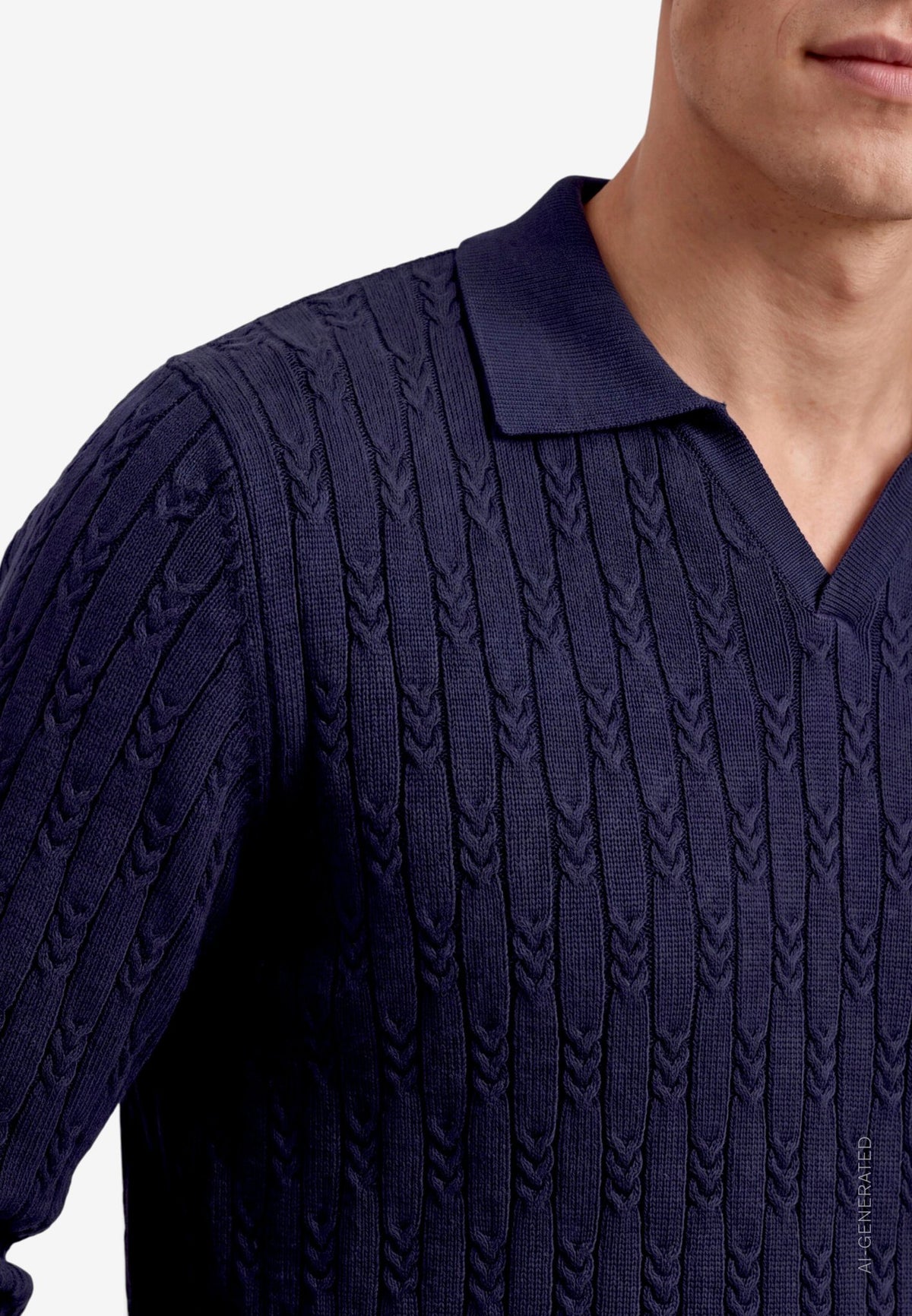 Zero Herren Pullover  Deep Sky