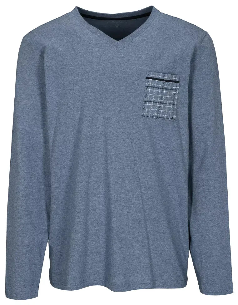 Katag Herren Blue Mel. Check