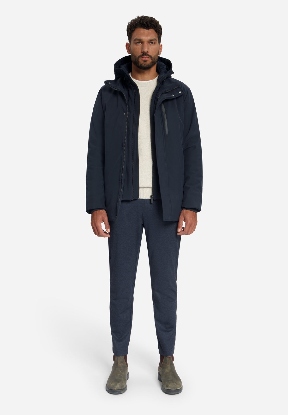 No Excess Herren Pullover Stone