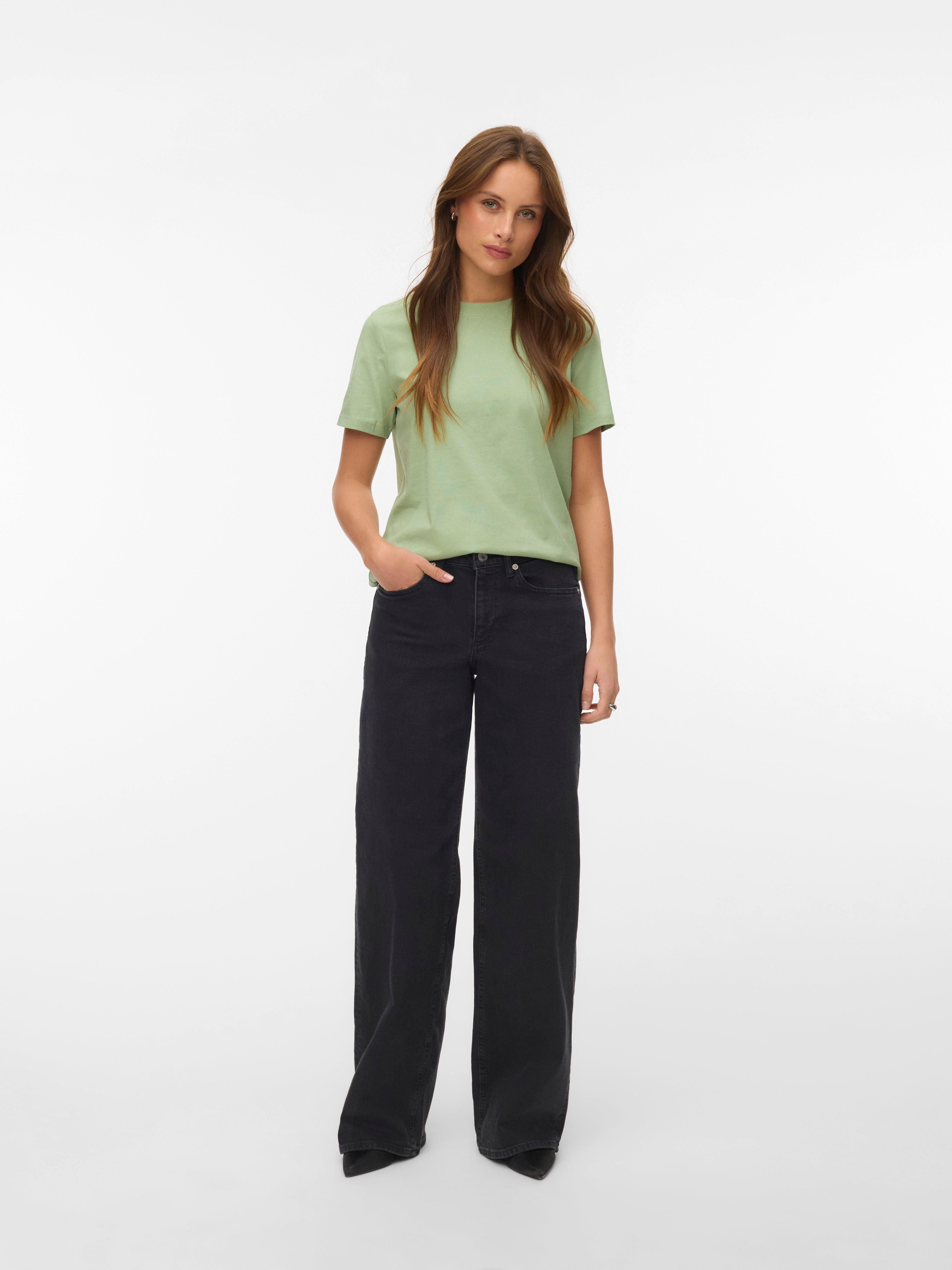 Vero Moda Damen T-Shirts Mistletoe