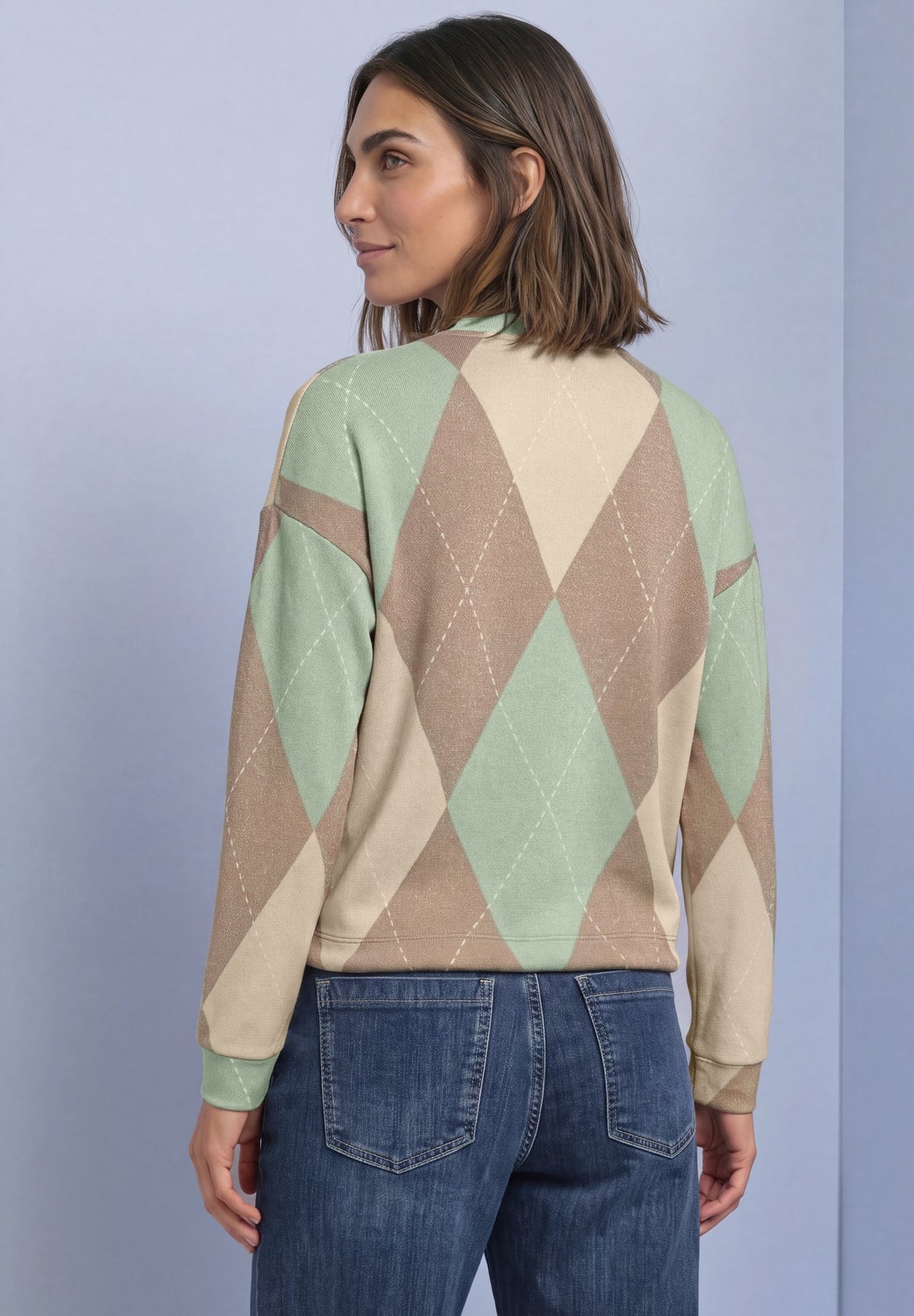 Street One Damen T-Shirts  Eucalyptu