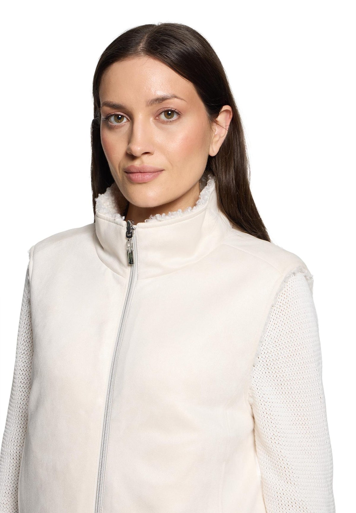 Betty & Co Damen Outdoorwesten White Sand
