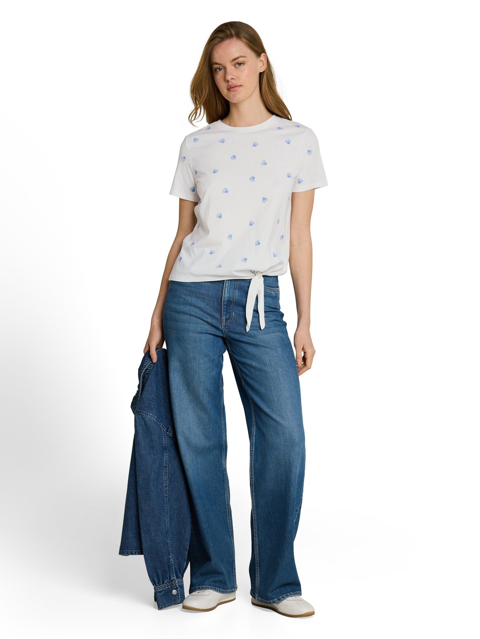 Tom Tailor denim Damen T-Shirts Off White Shell