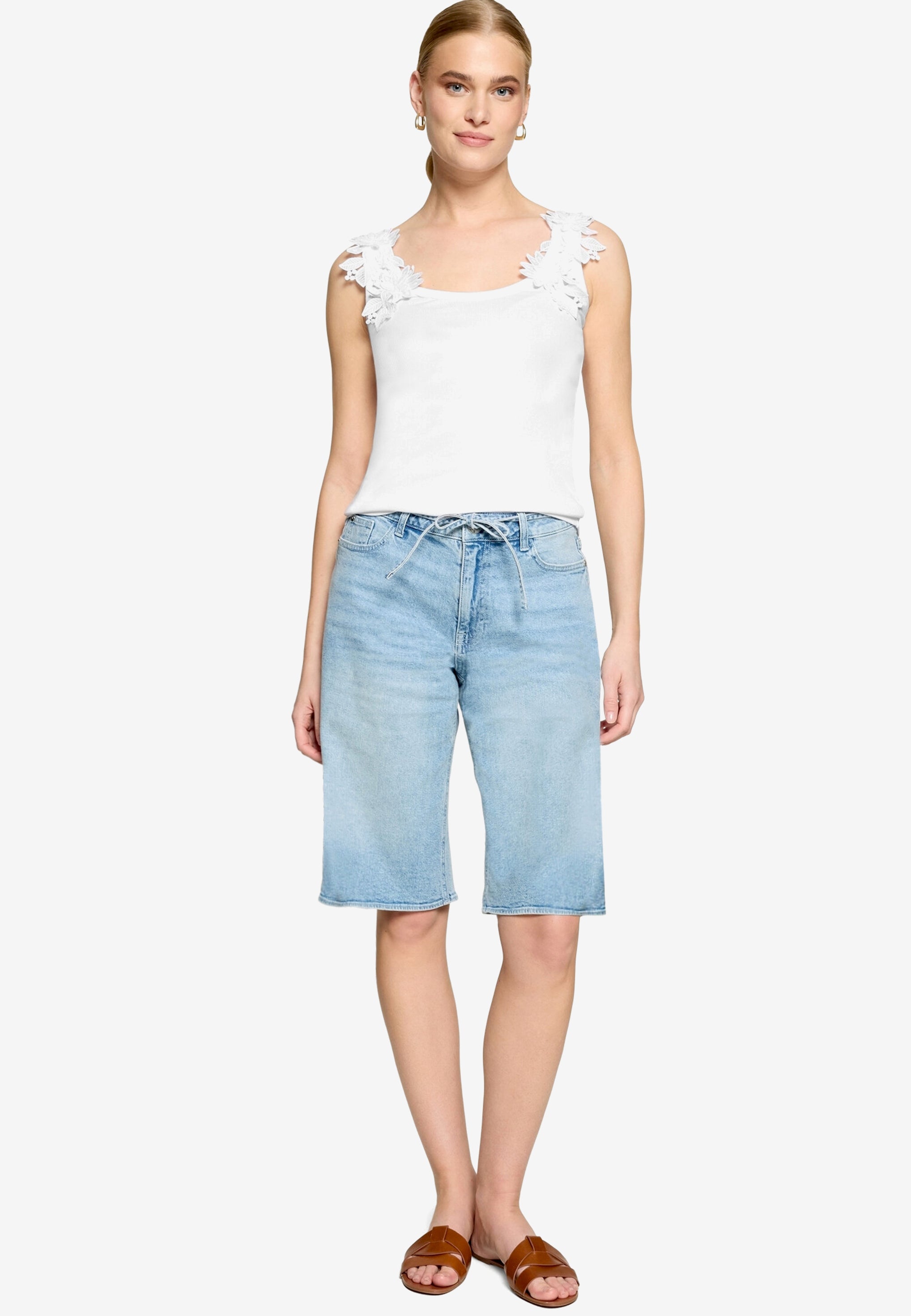 Zero Damen Blusen Brilliant White