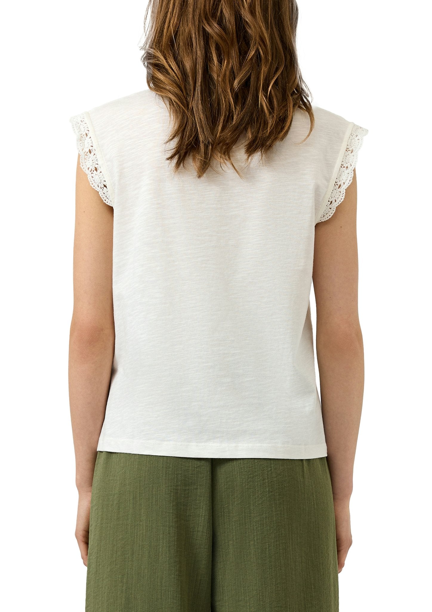 QS by S.Oliver Damen Tops White