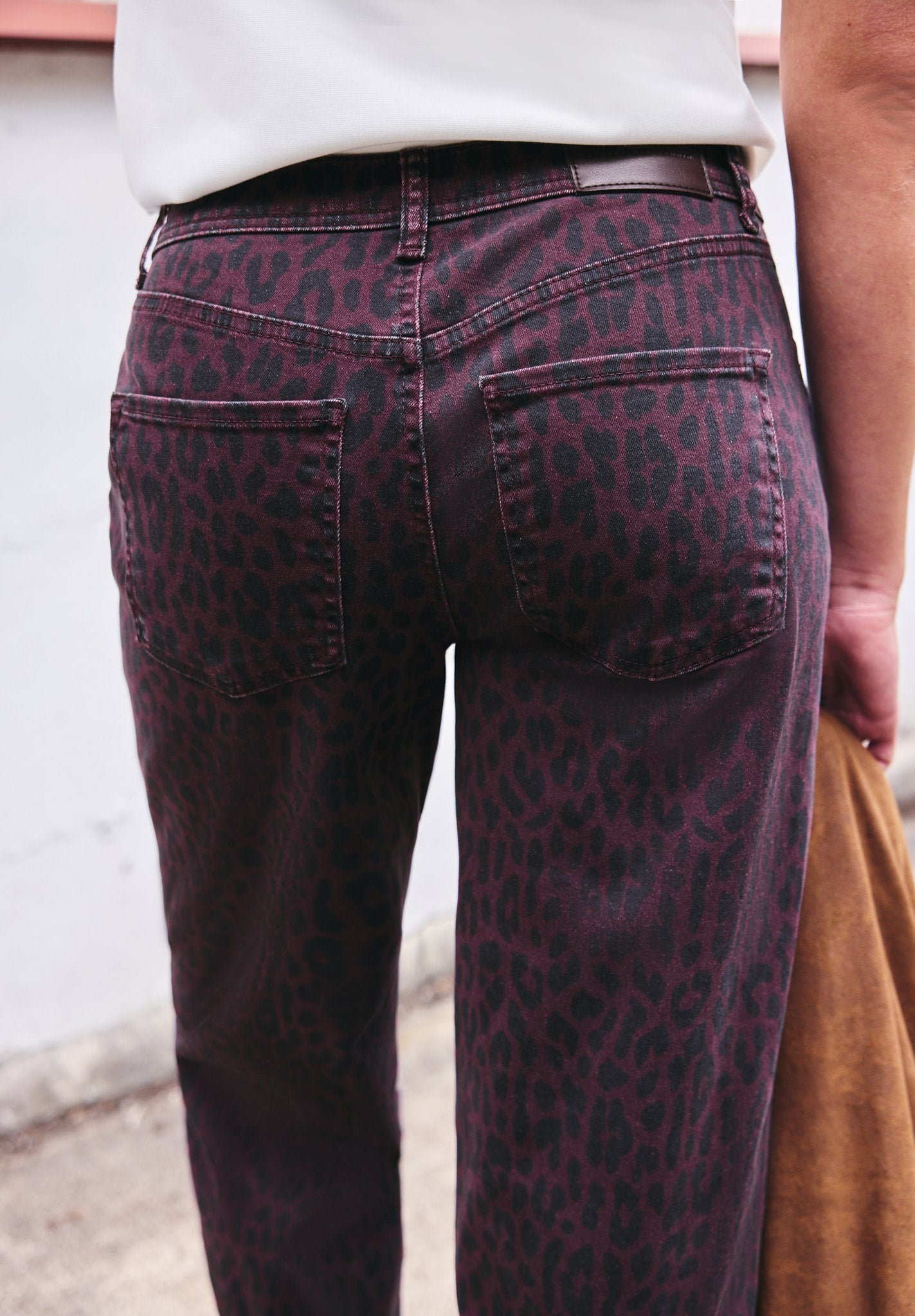 Street One Studio Damen Hosen  Burgundi