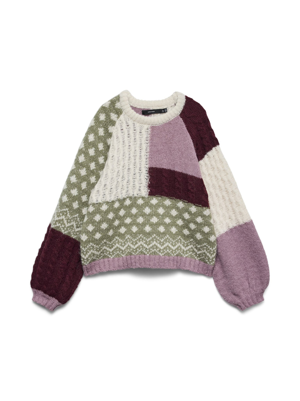 Vero Moda Damen Pullover Birch/Sweet Gra