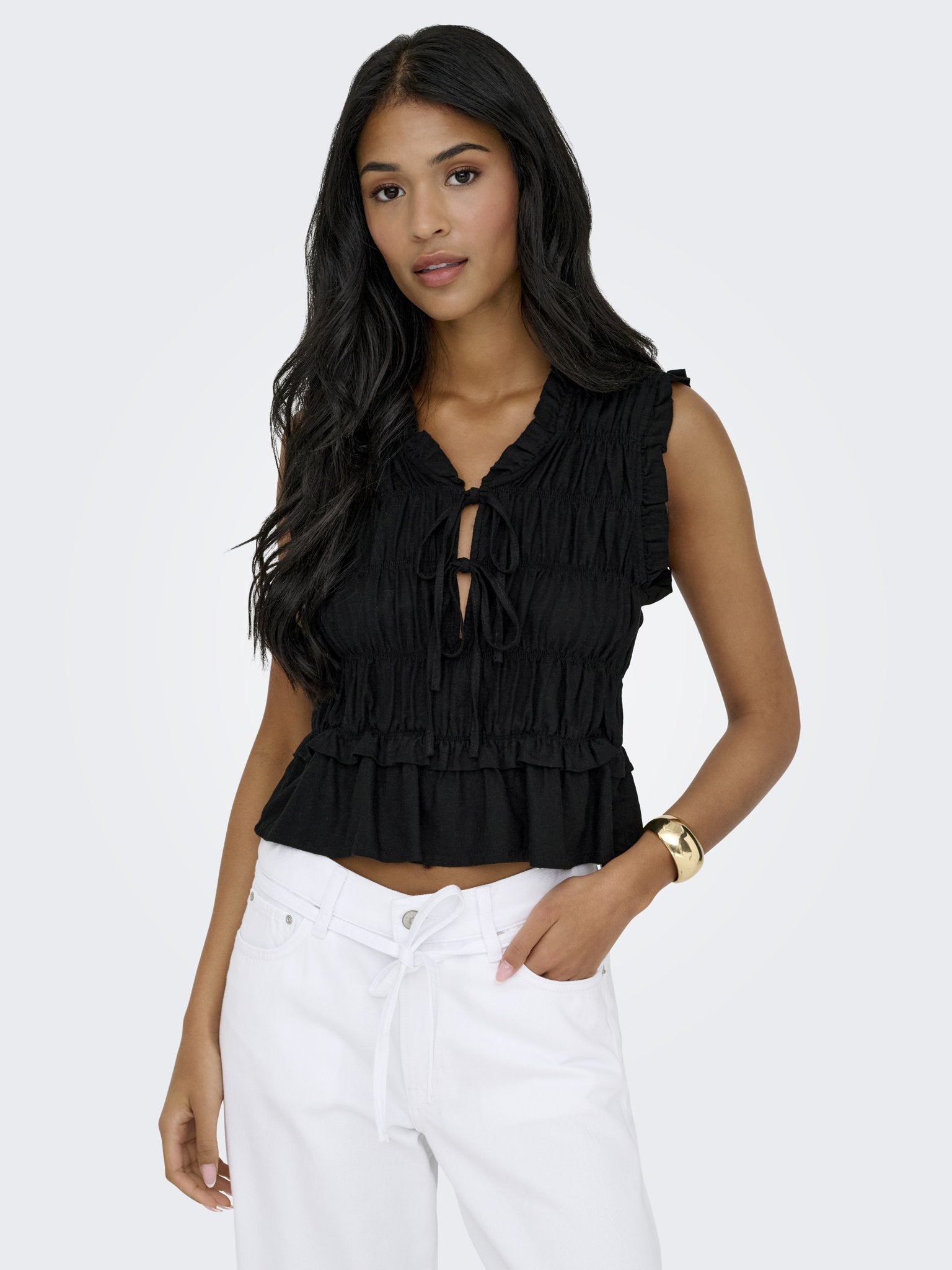 only Damen Tops Black