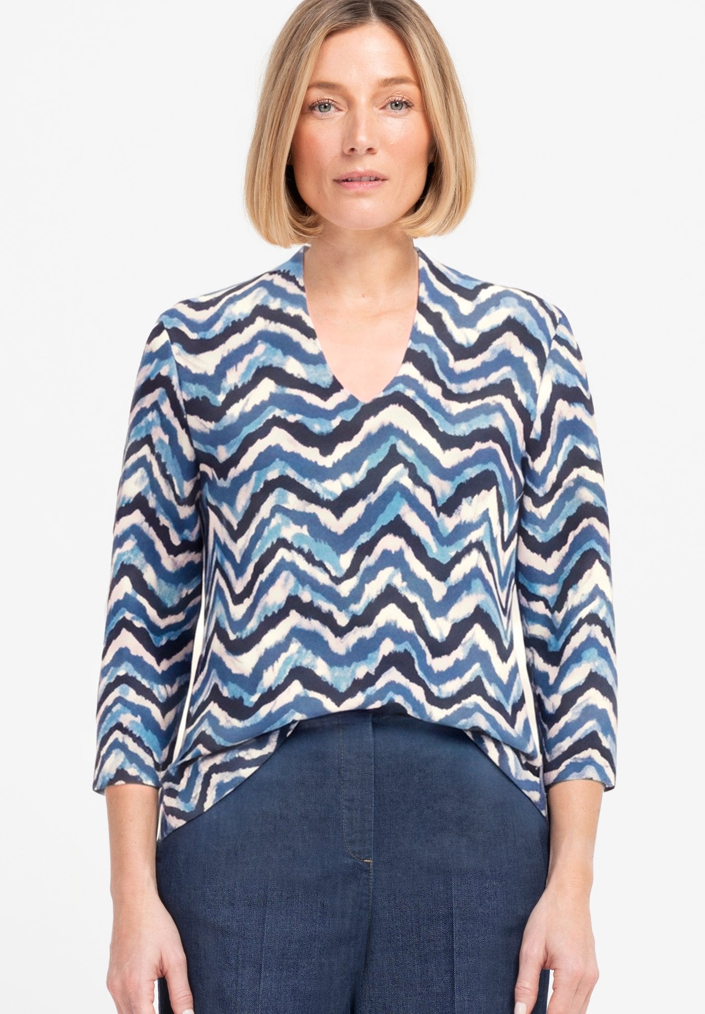 Bianca Damen T-Shirts Blue Mix