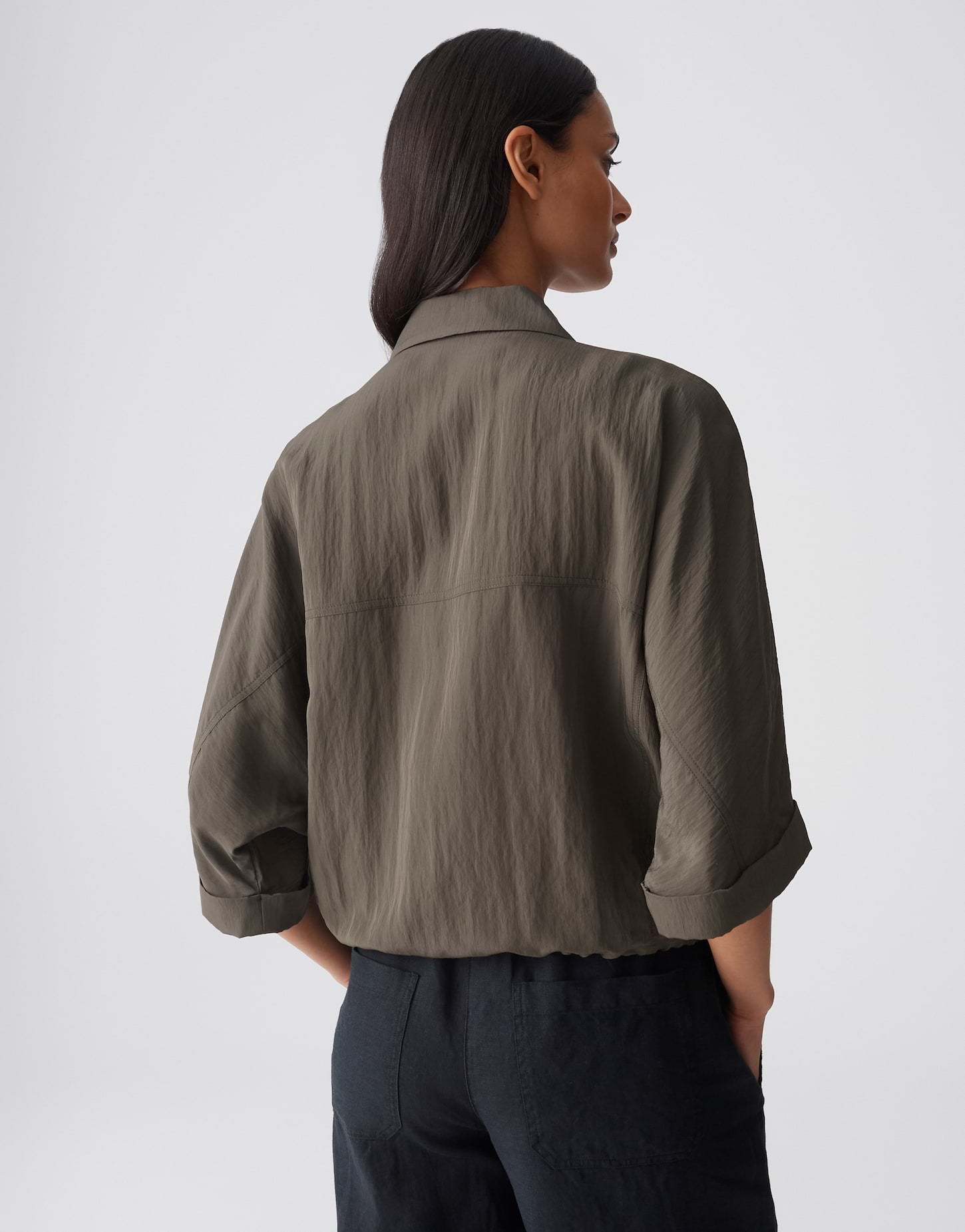 Opus Damen Blusen Deep Green