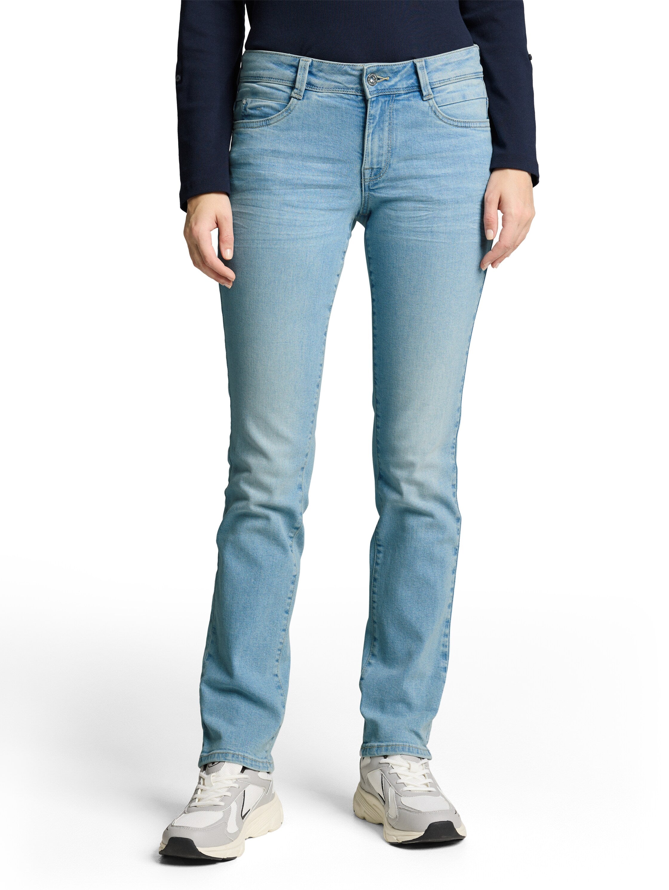 Tom Tailor Damen Jeans Light Stone Blu