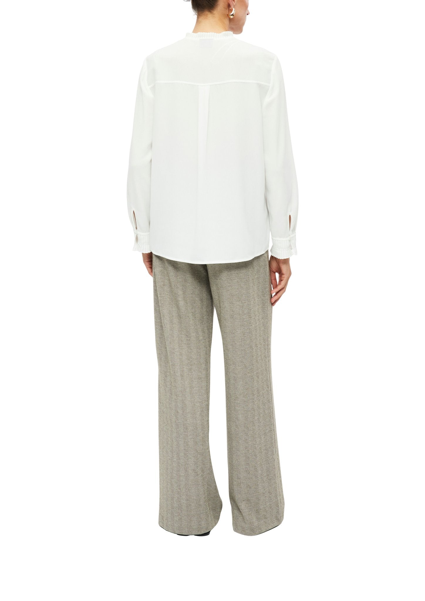 S. Oliver black Damen Hosen X Grey/Black