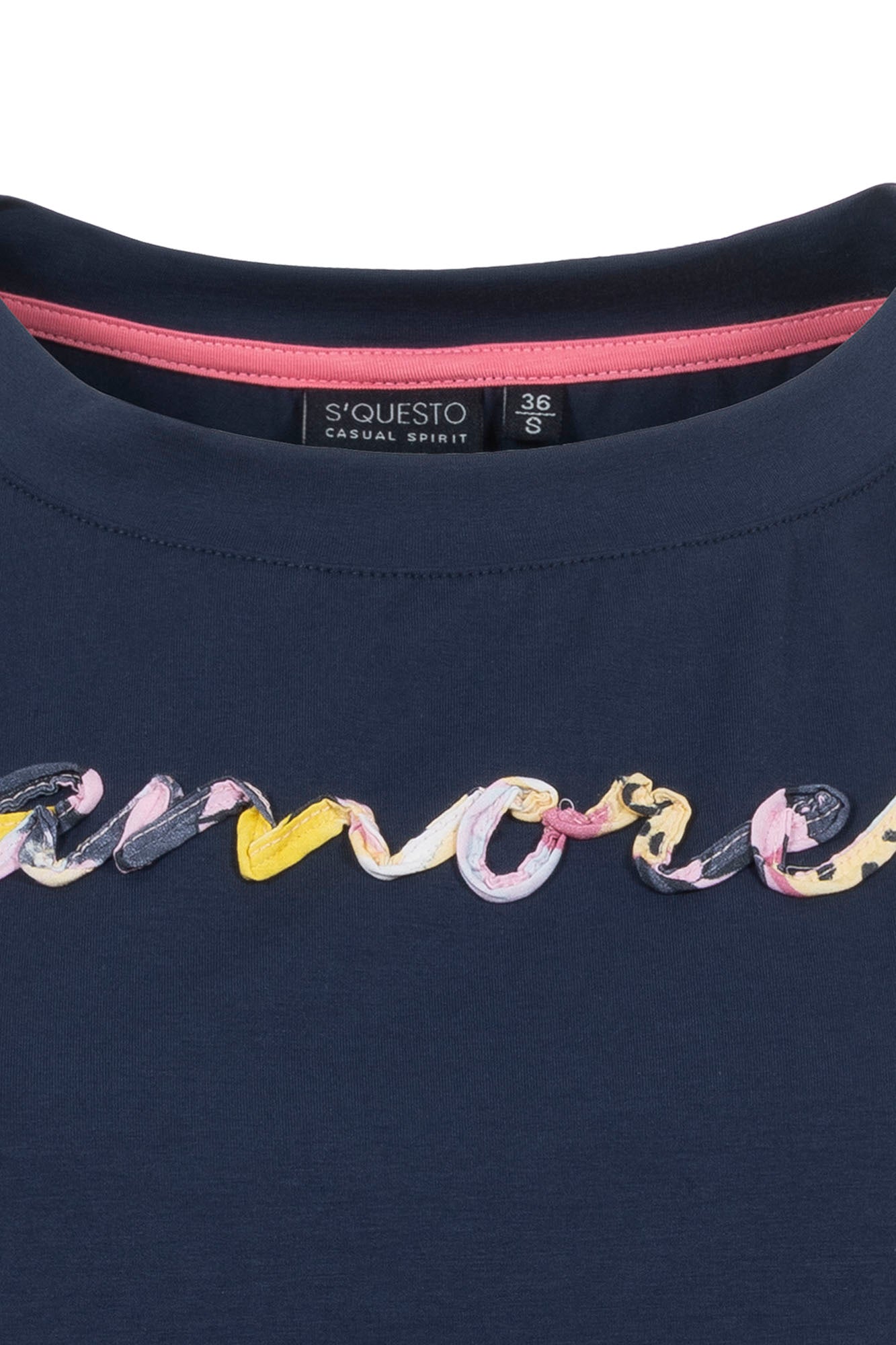 Soquesto Damen T-Shirts Rauchblau