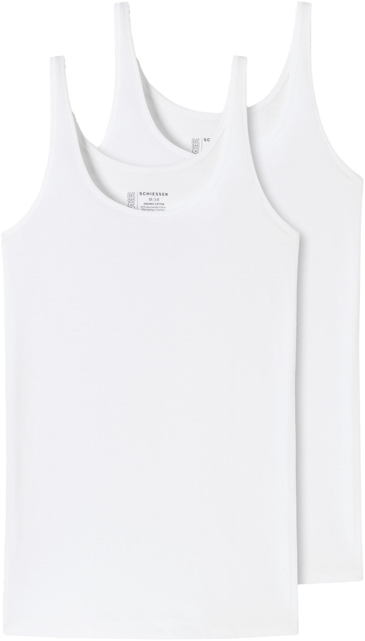 Schiesser Hemd Weiss
