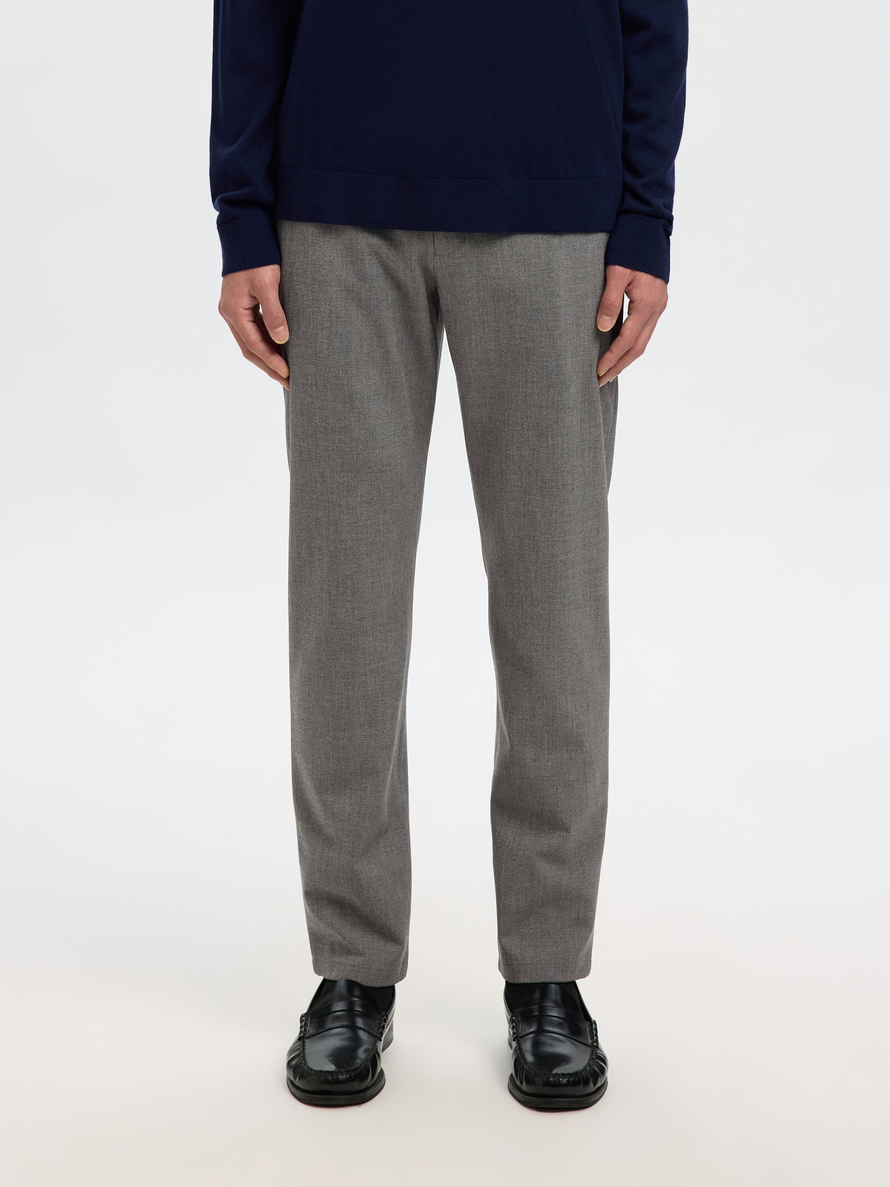 Selected homme Herren Hosen  Grey Mel