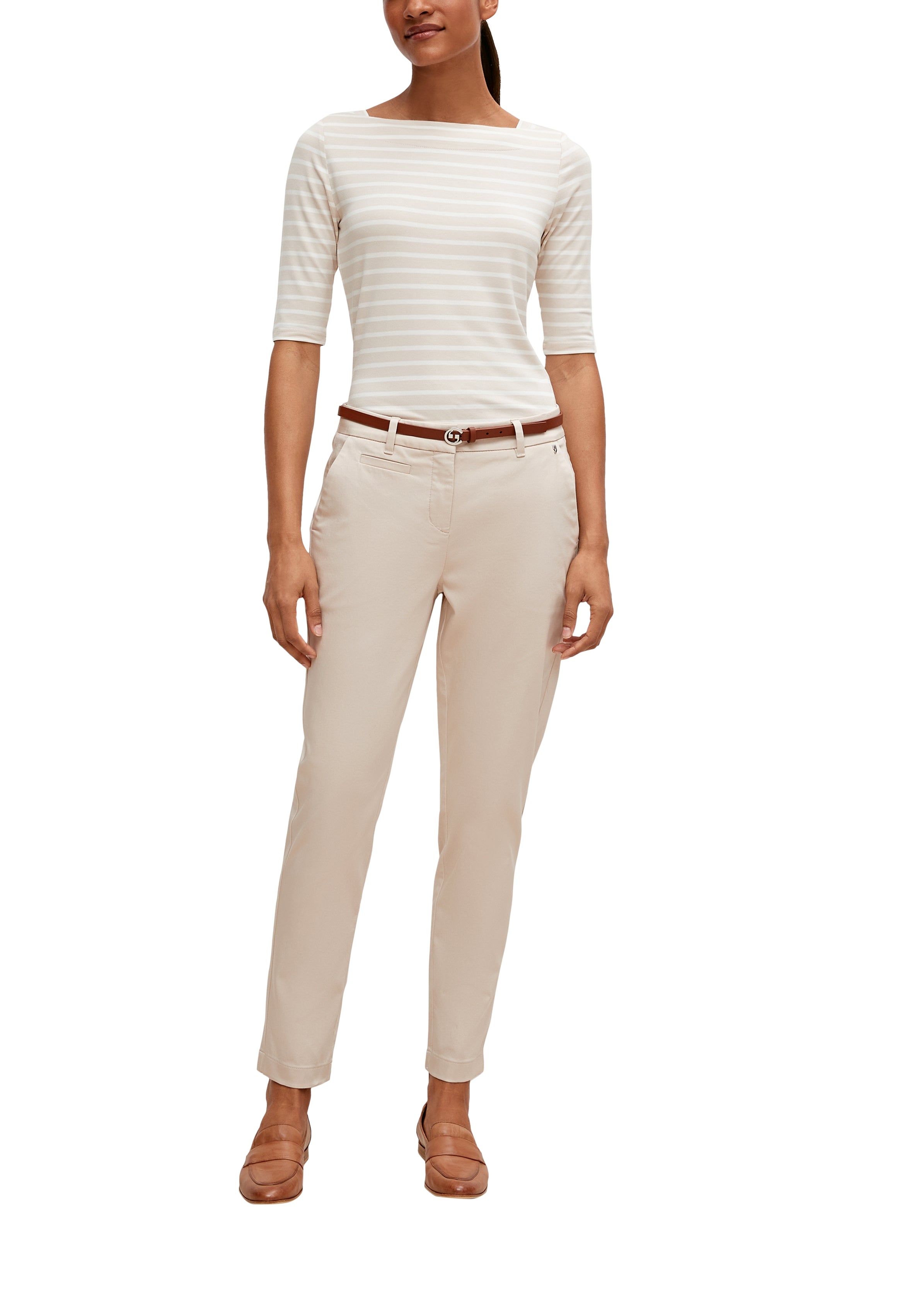 Comma Damen Hosen  Brown