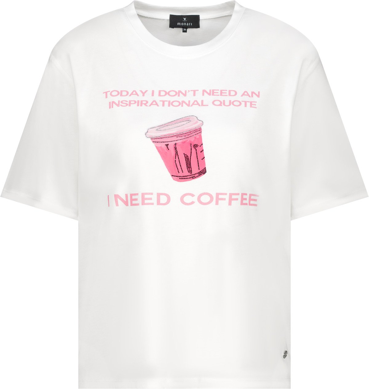 Monari Damen T-Shirts  Off-White