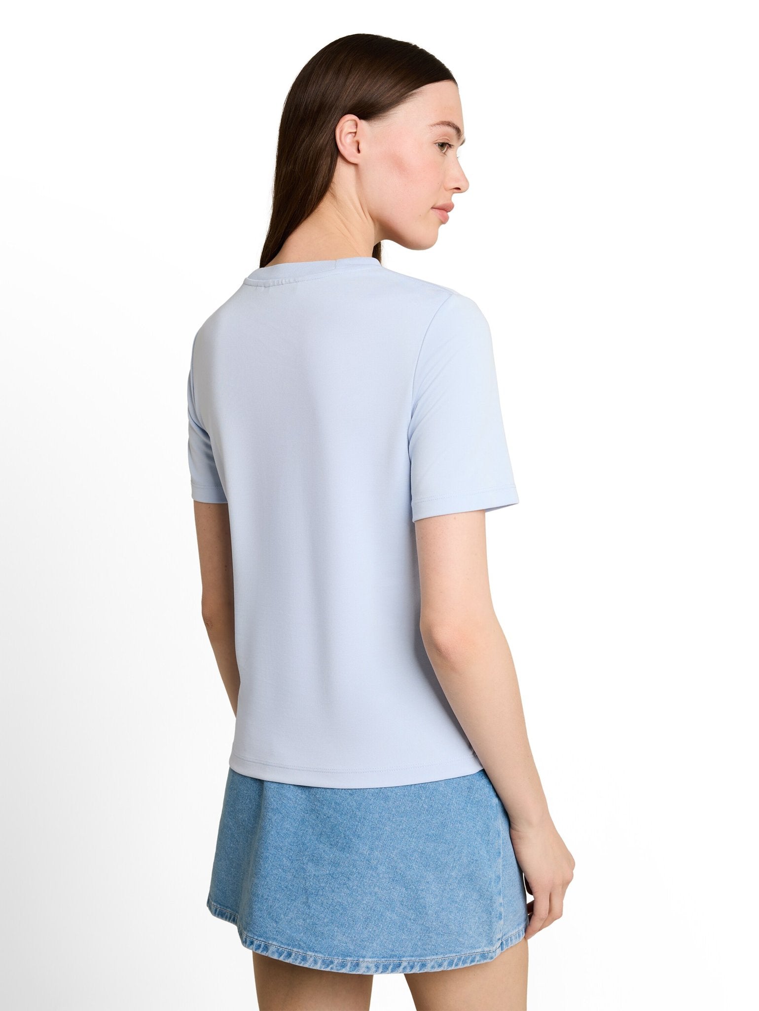 Tom Tailor denim Damen T-Shirts Mountain Sky Bl
