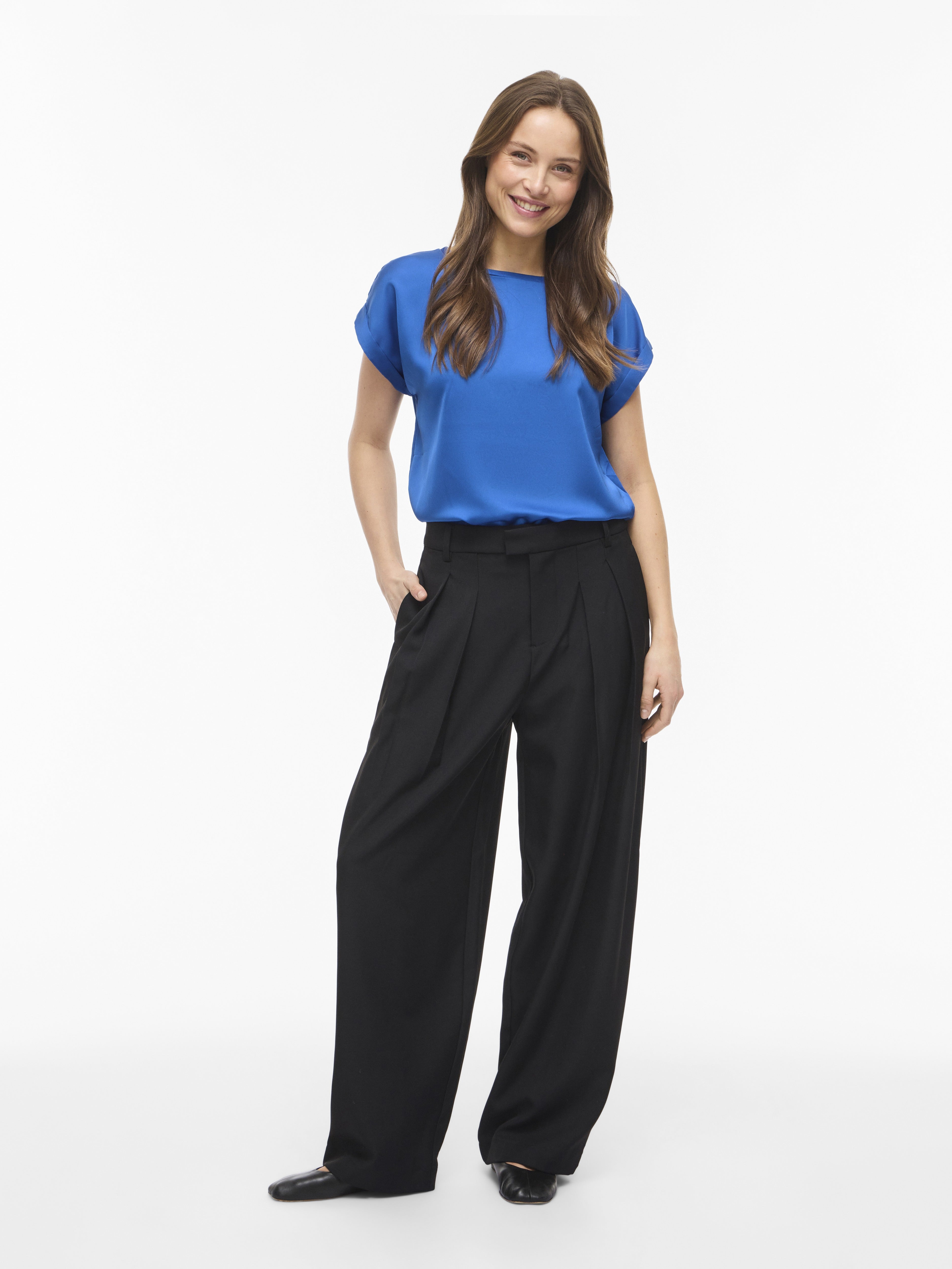 Vila Damen Tops Victoria Blue