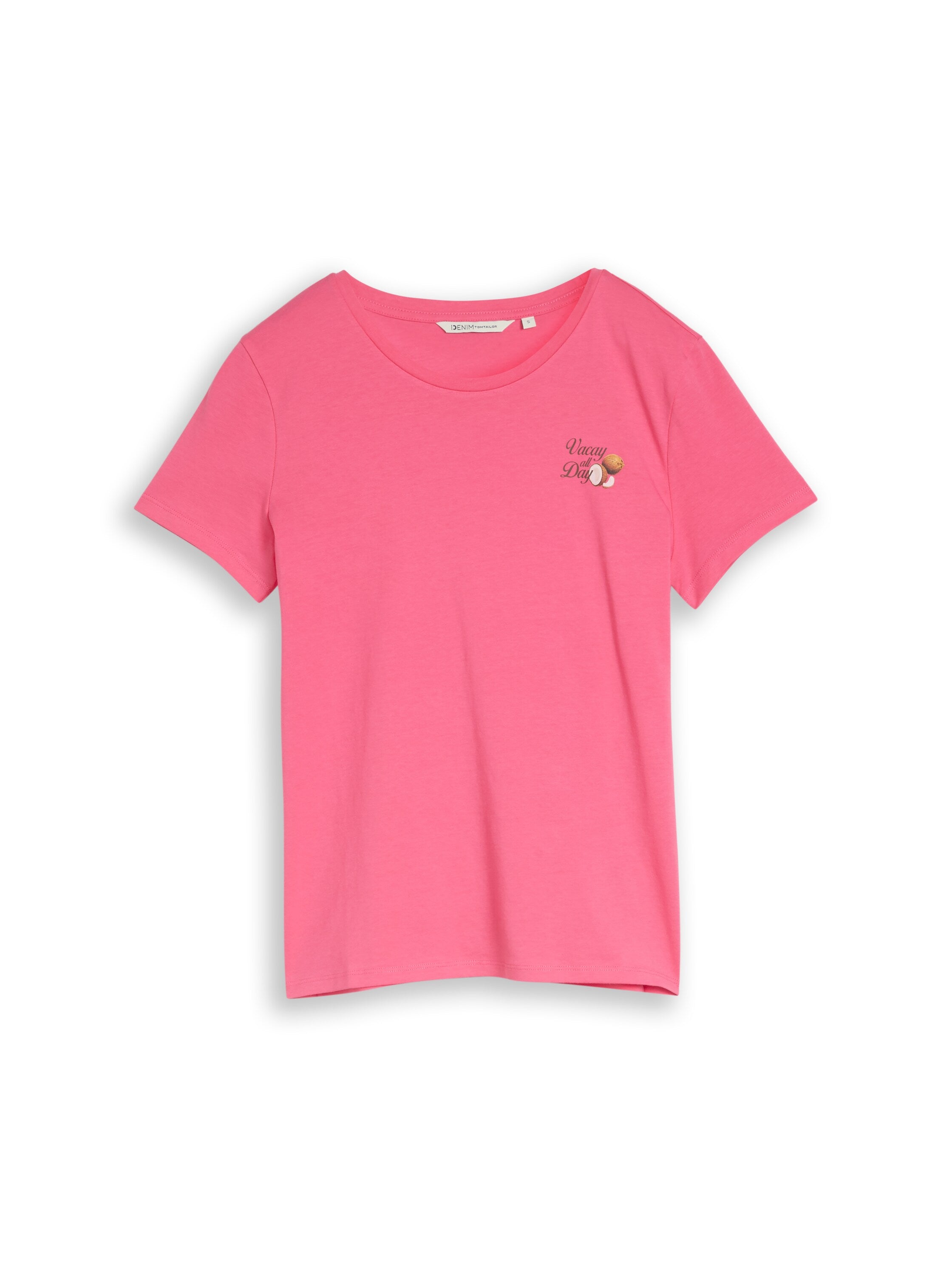 Tom Tailor denim Damen T-Shirts Soft Bright Pin