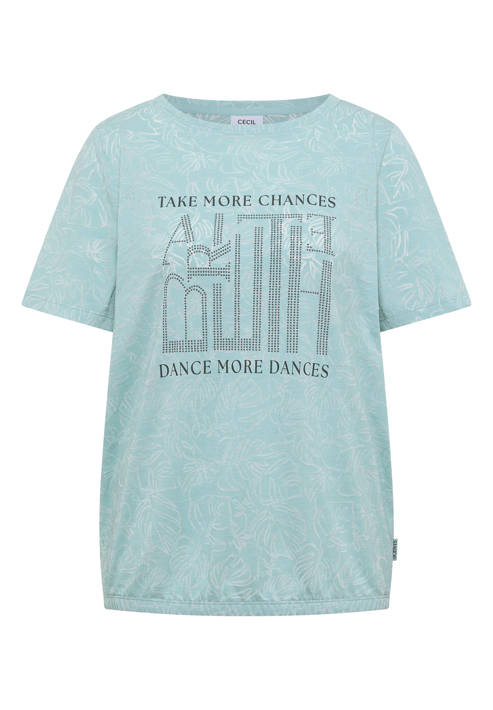 Cecil Damen T-Shirts Crystal M