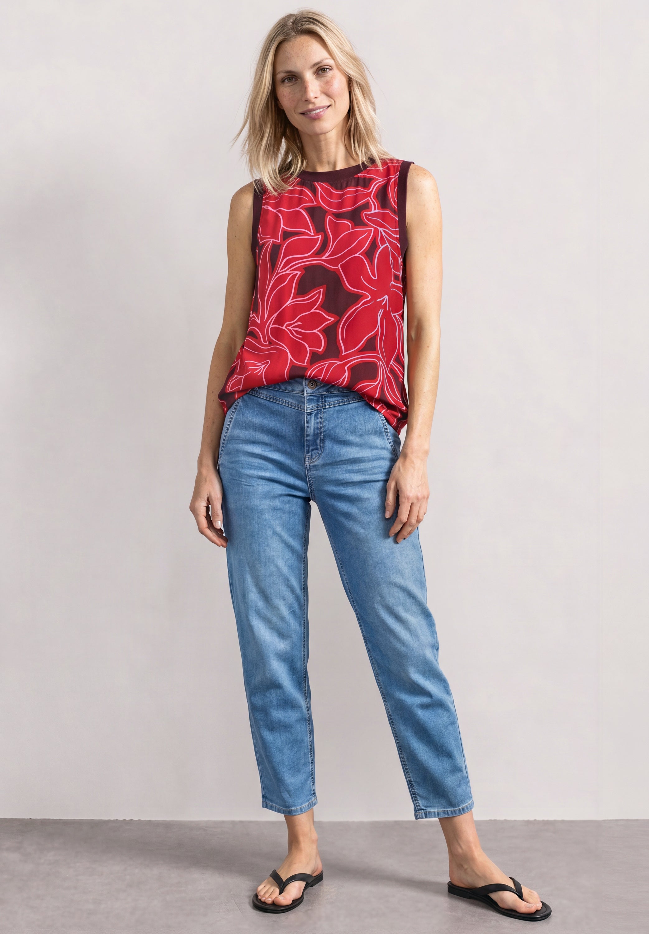 Street One Damen Blusen  Salsa Red