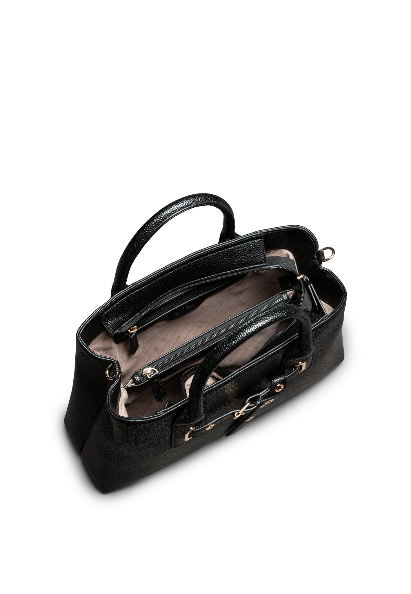 L.Credi Handtasche Schwarz