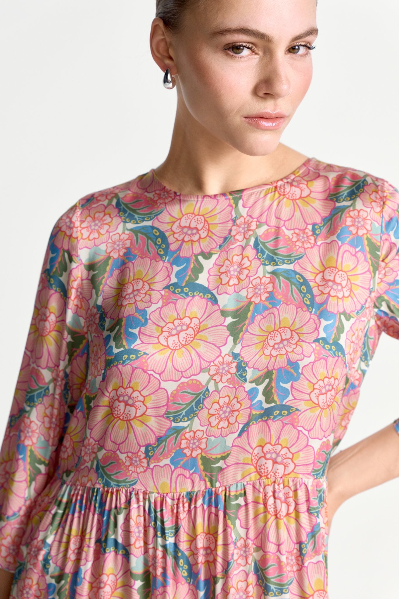 Rich & Royal Damen Kleider Soft Papaya