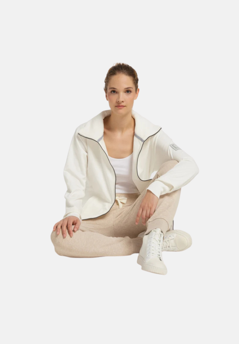 Elbsand Damen Sweatjacken  Cloud White