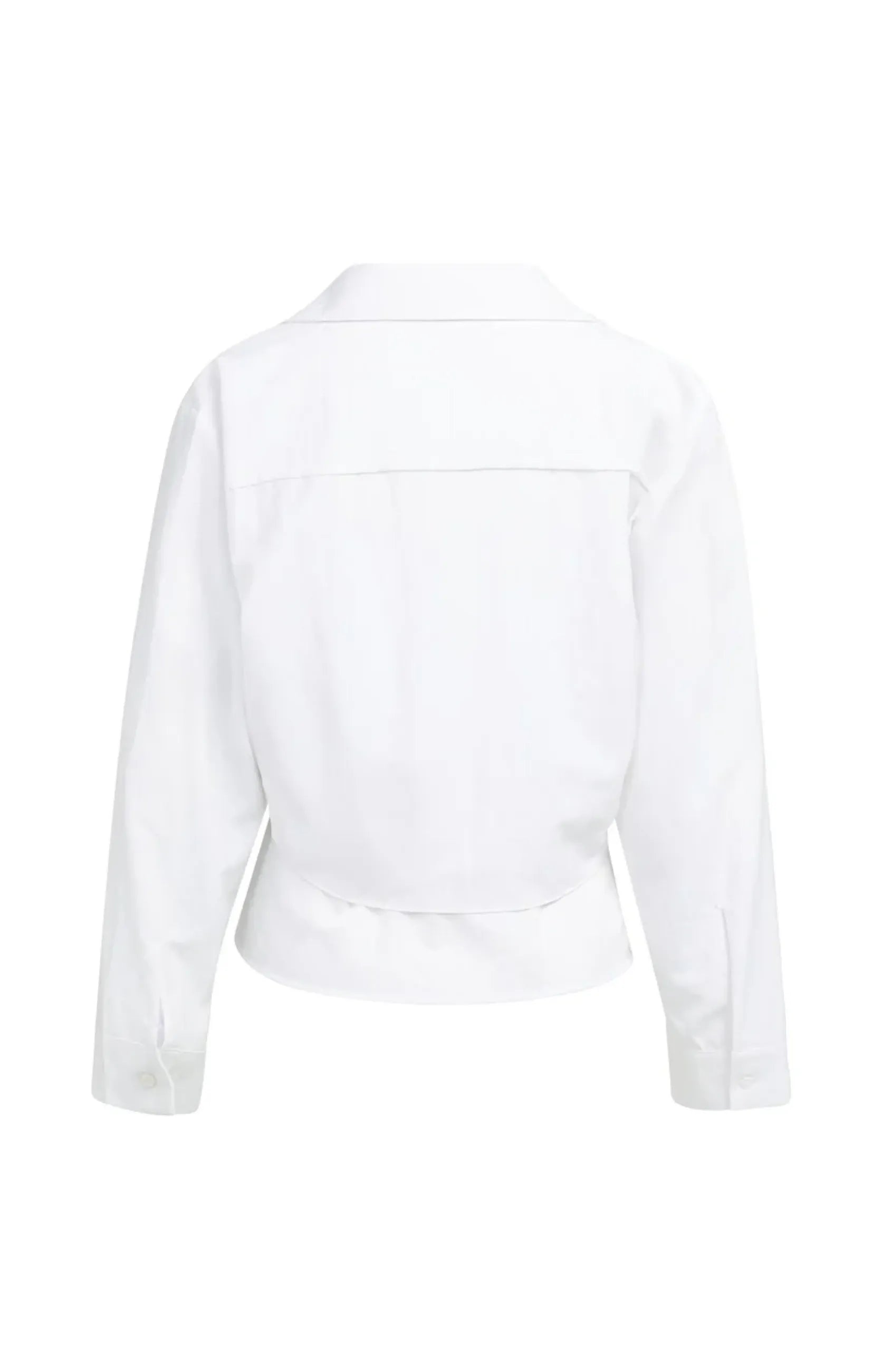 Bluse mit Knoten und zu ihr passendem ärmellosem Oberteil