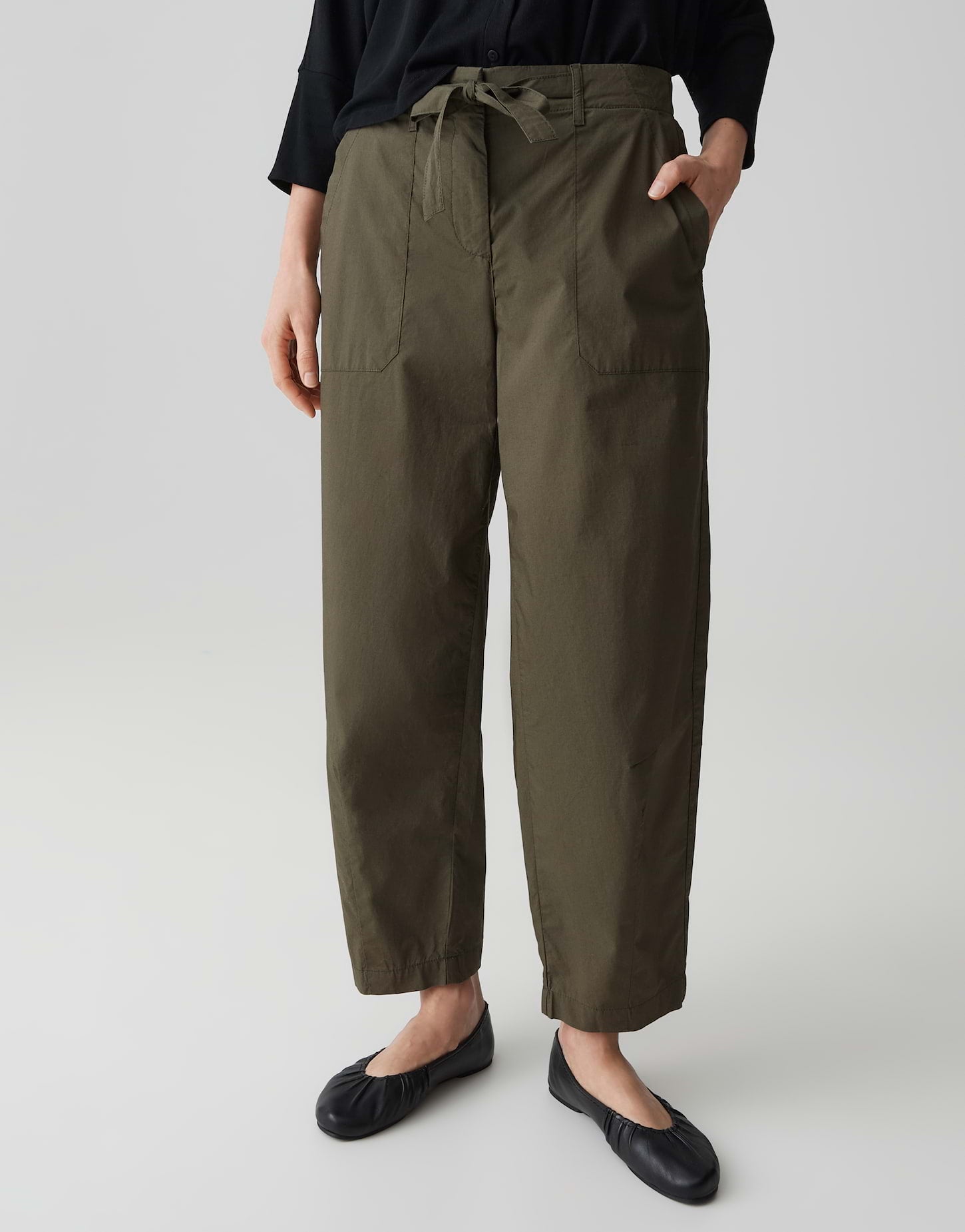 Opus Damen Hosen Deep Green