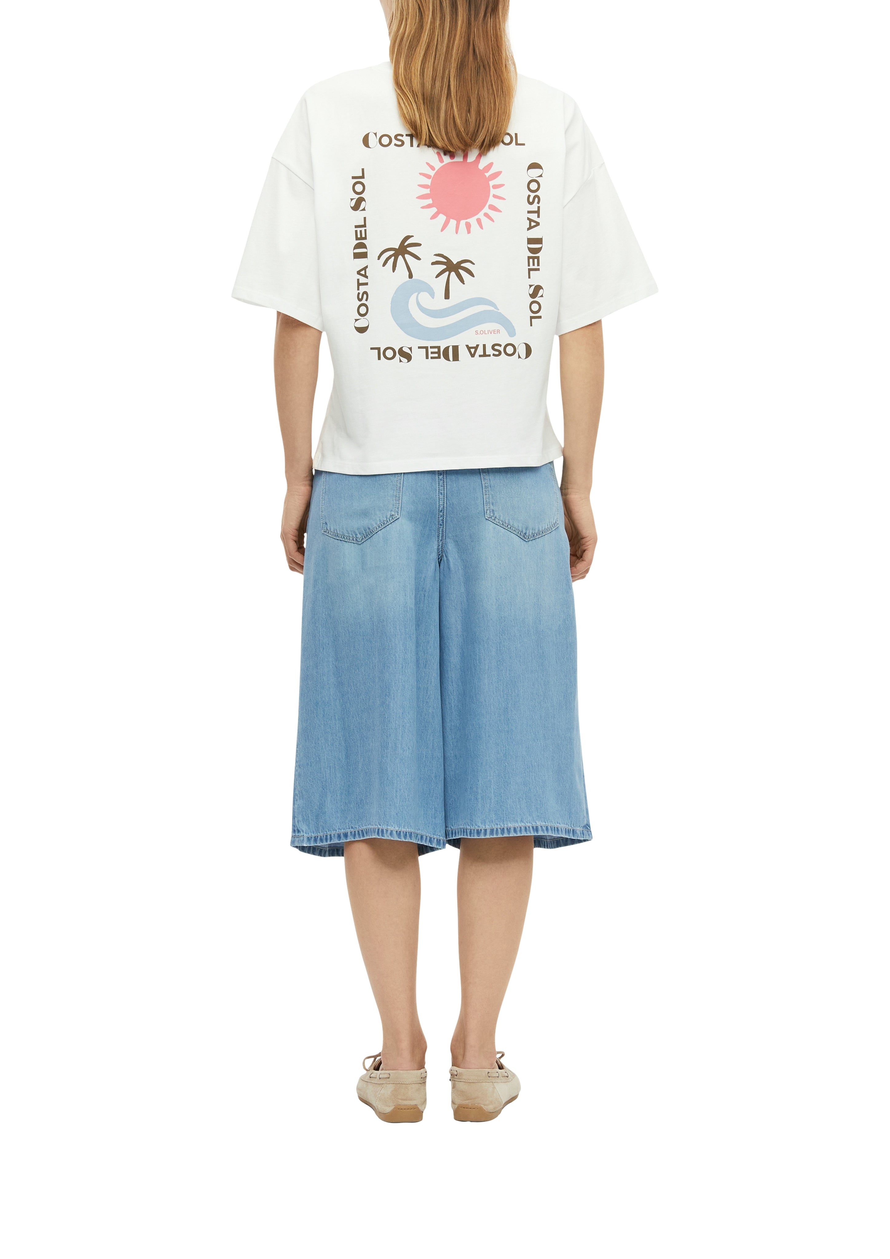S. Oliver red Damen T-Shirts White
