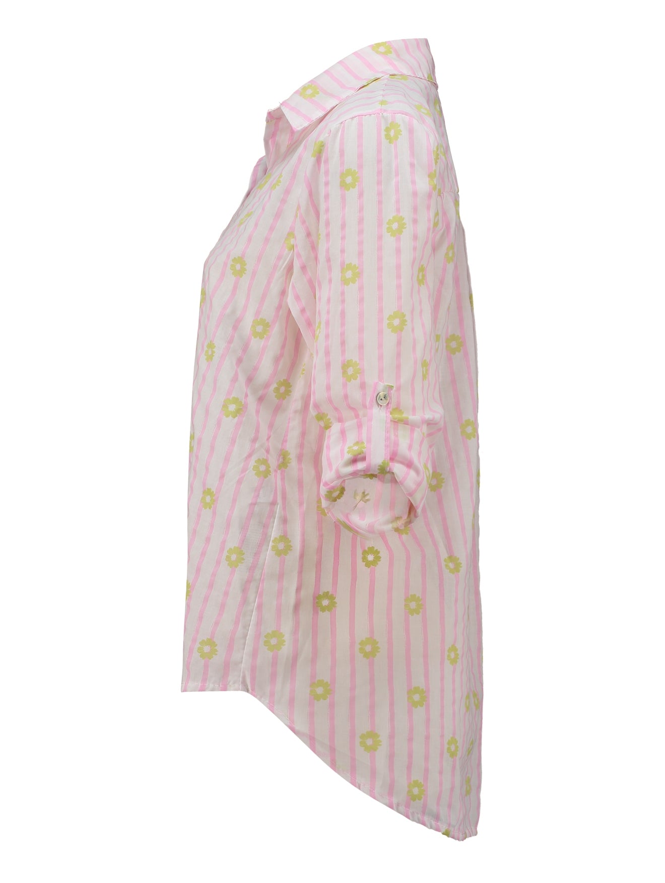 Haily's Damen Blusen  Pink Strip