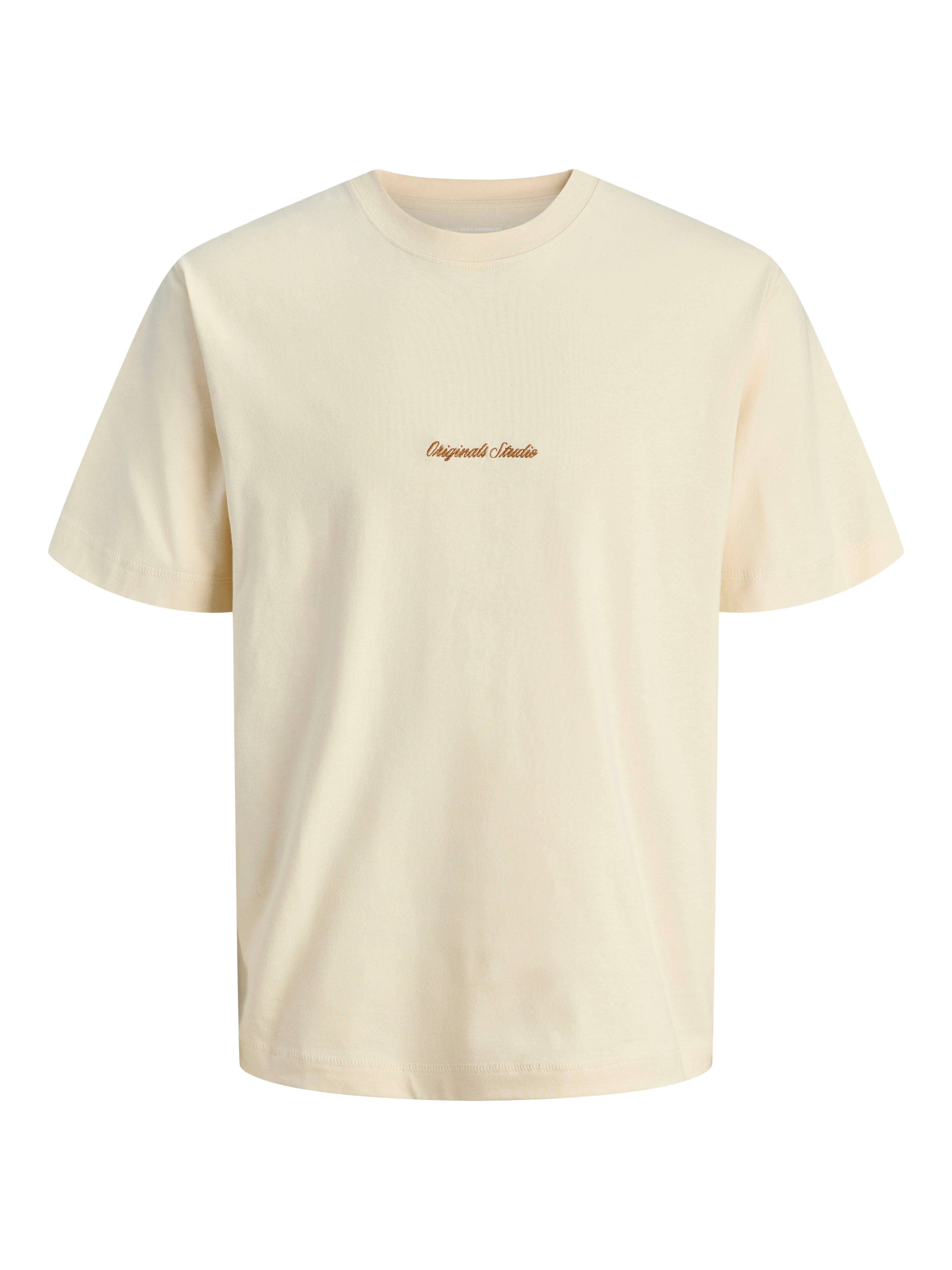Jack & Jones Herren T-Shirts kurz Antique White