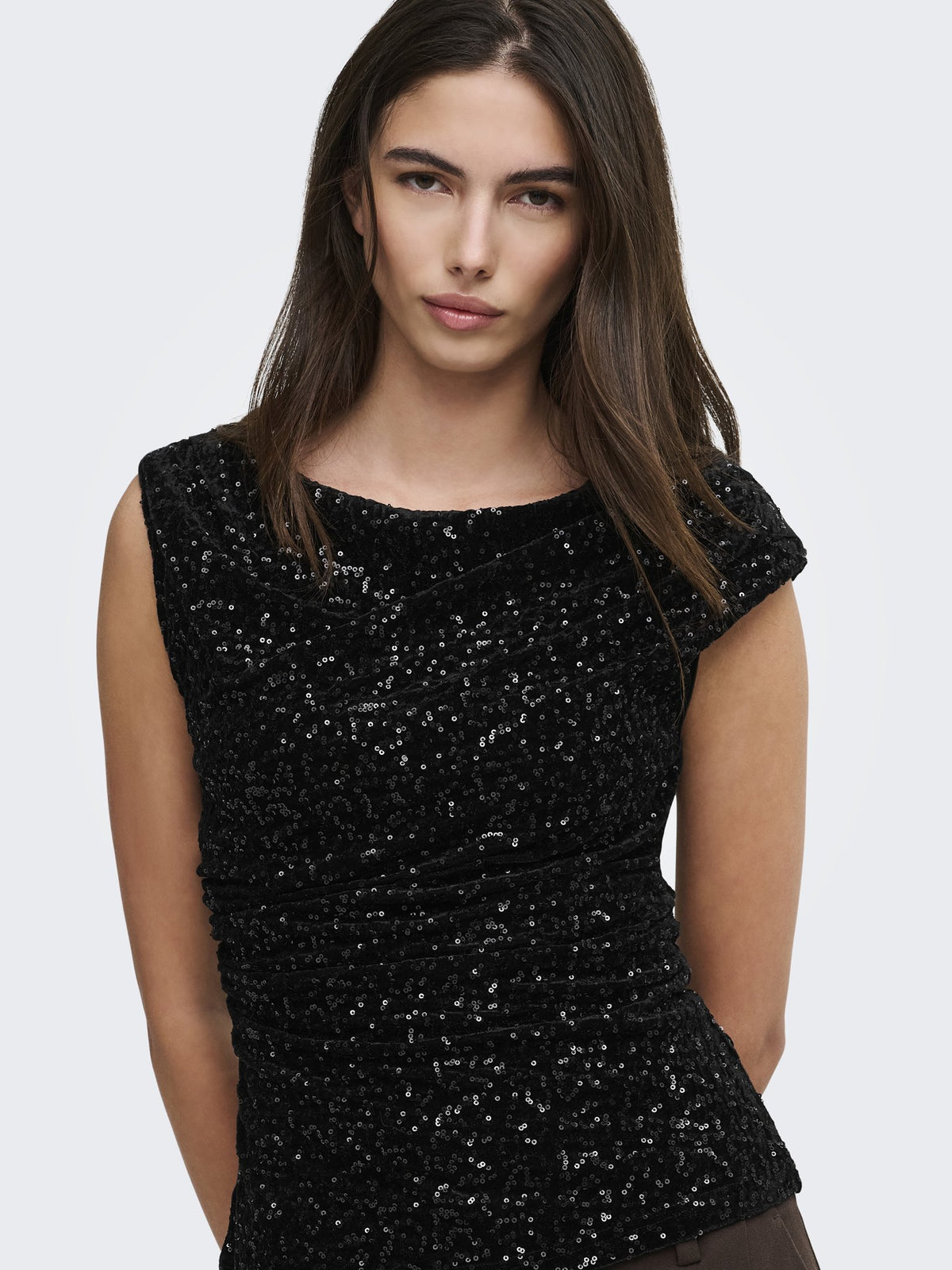 Only Damen Tops Black/Black Seq
