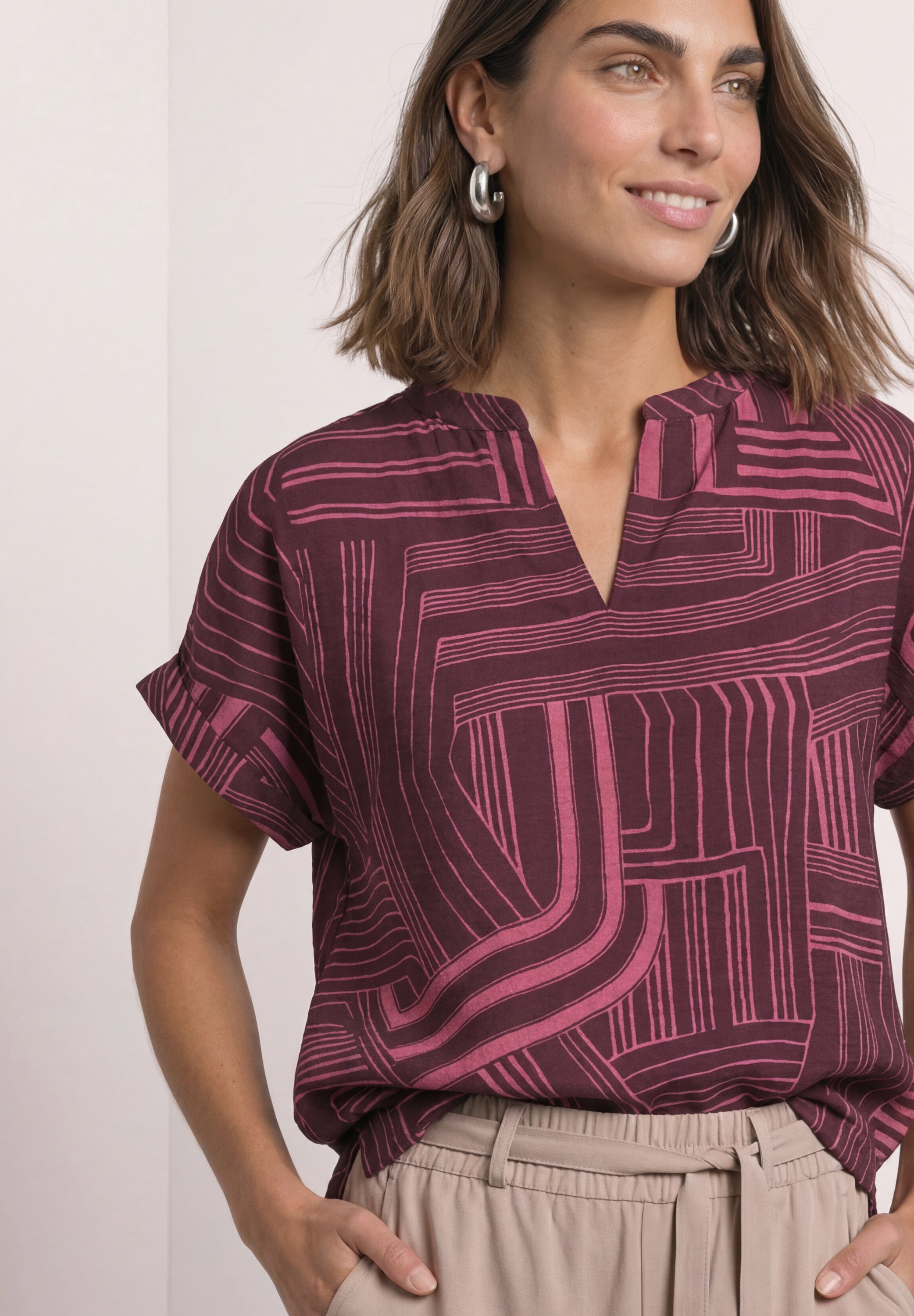 Street One Damen T-Shirts  Blush Ber