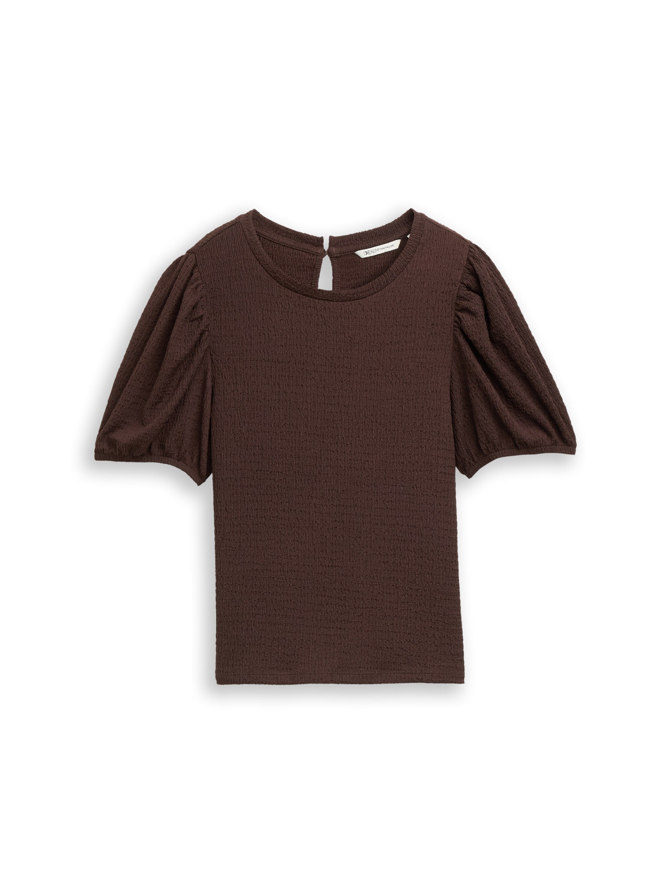 Tom Tailor denim Damen T-Shirts Cool Dark Brown