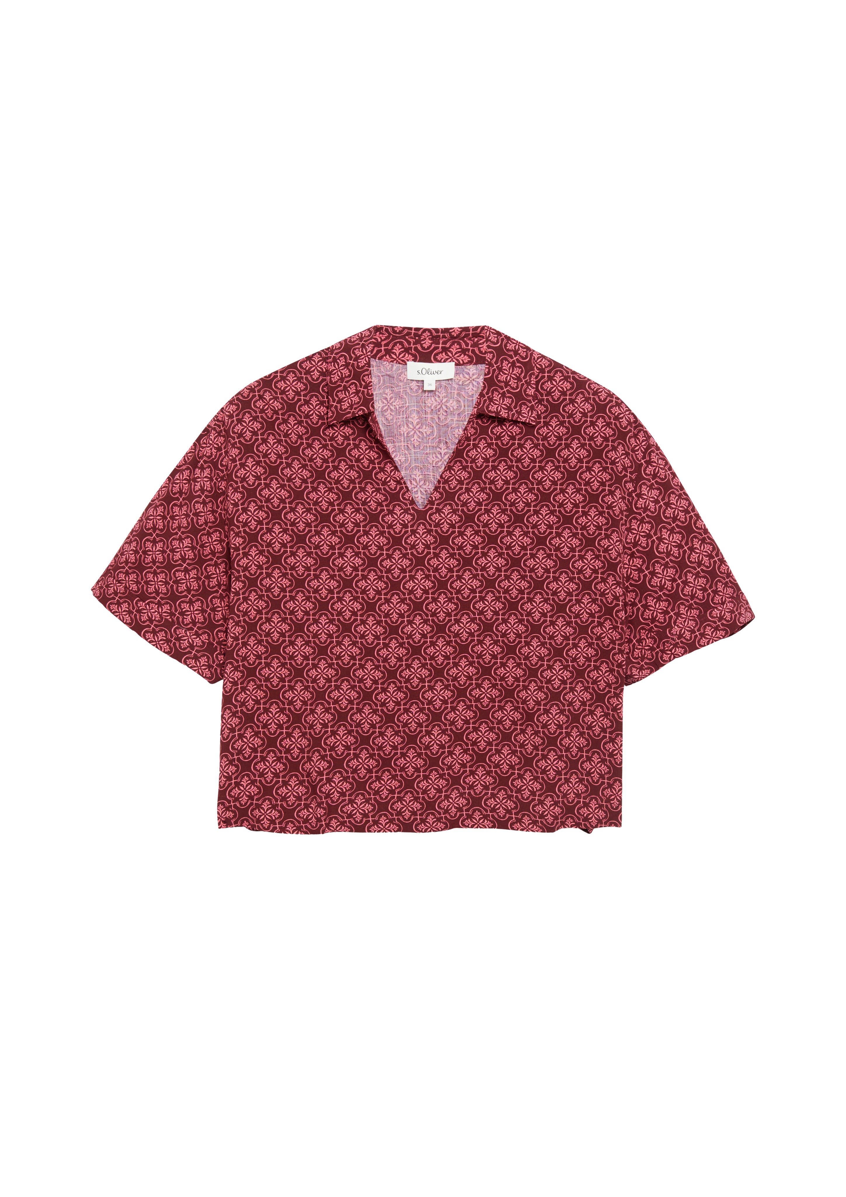 S. Oliver red Damen Blusen kurz Red