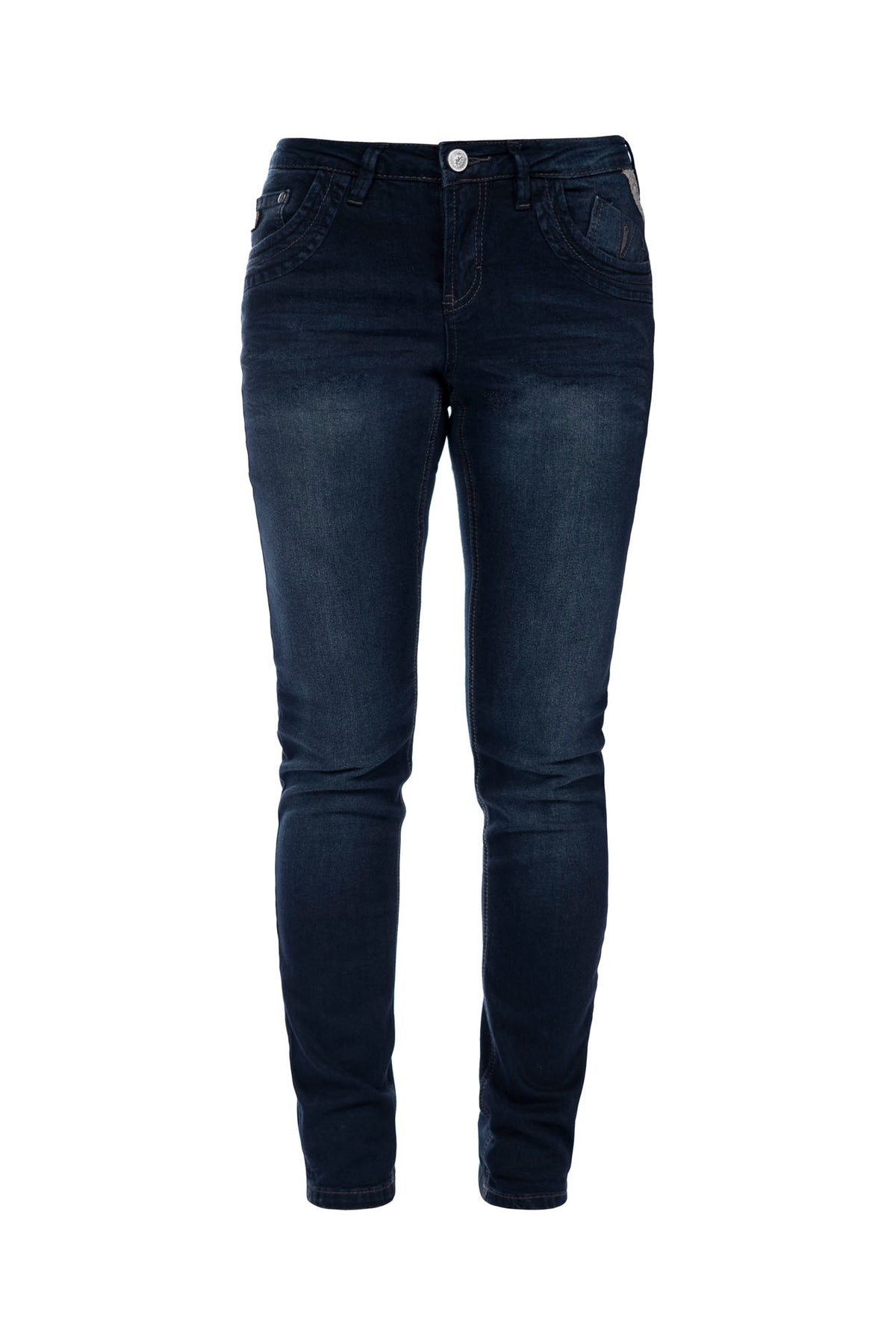 Soquesto Damen Hosen Jeansblau Dunke