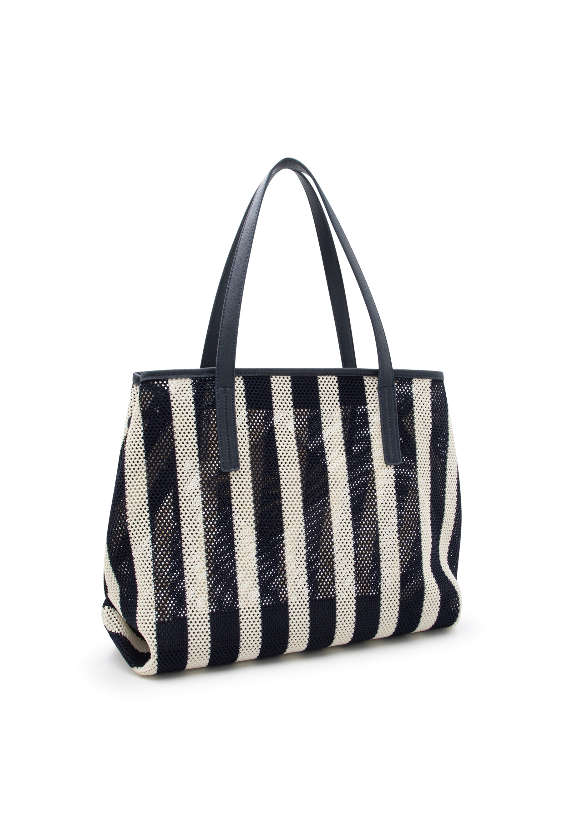 L.Gredi Handtasche Marine / Weiss