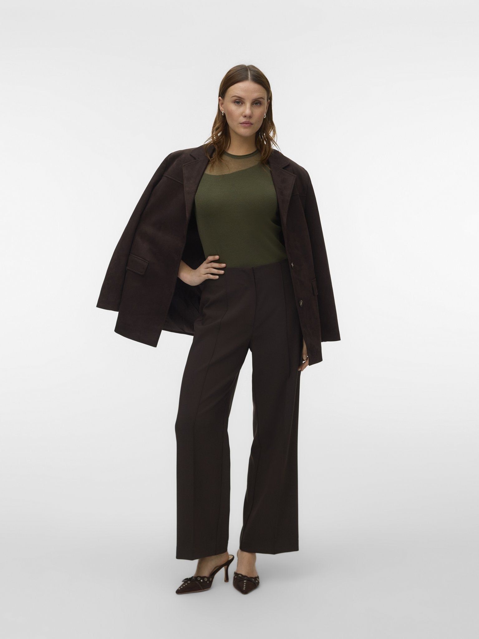 Vero Moda Damen Pullover Forest Night