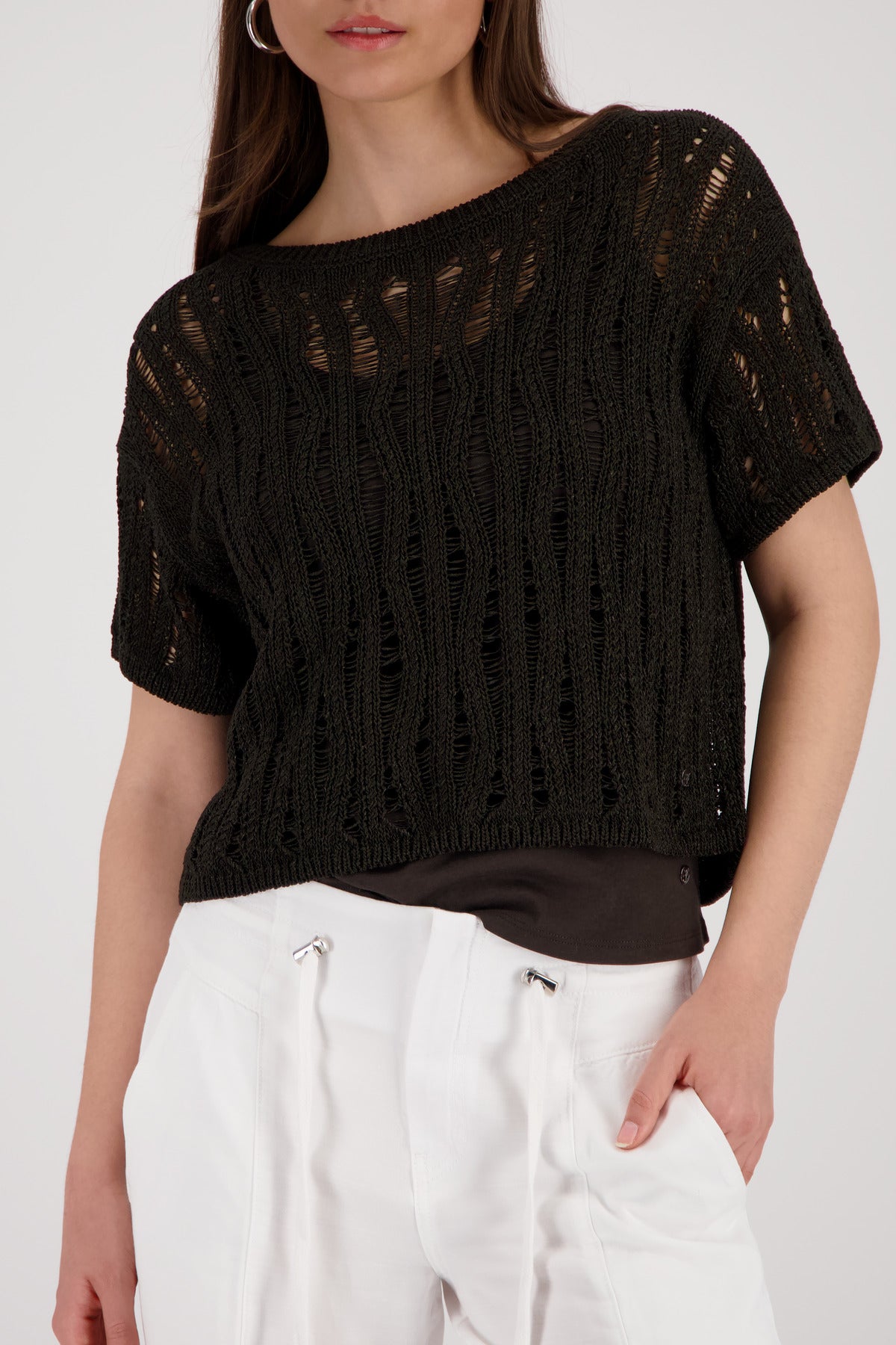 Monari Damen Pullover  Coffee