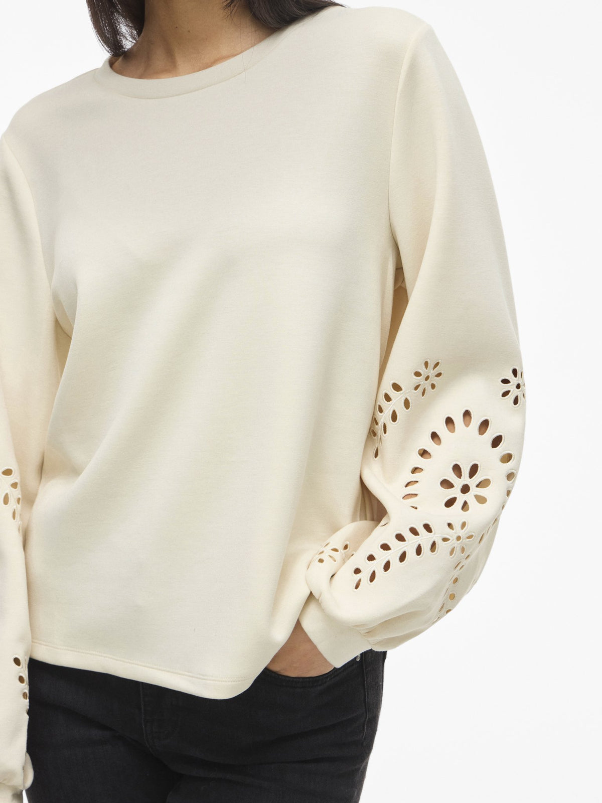 Vila Damen Sweatshirts Birch