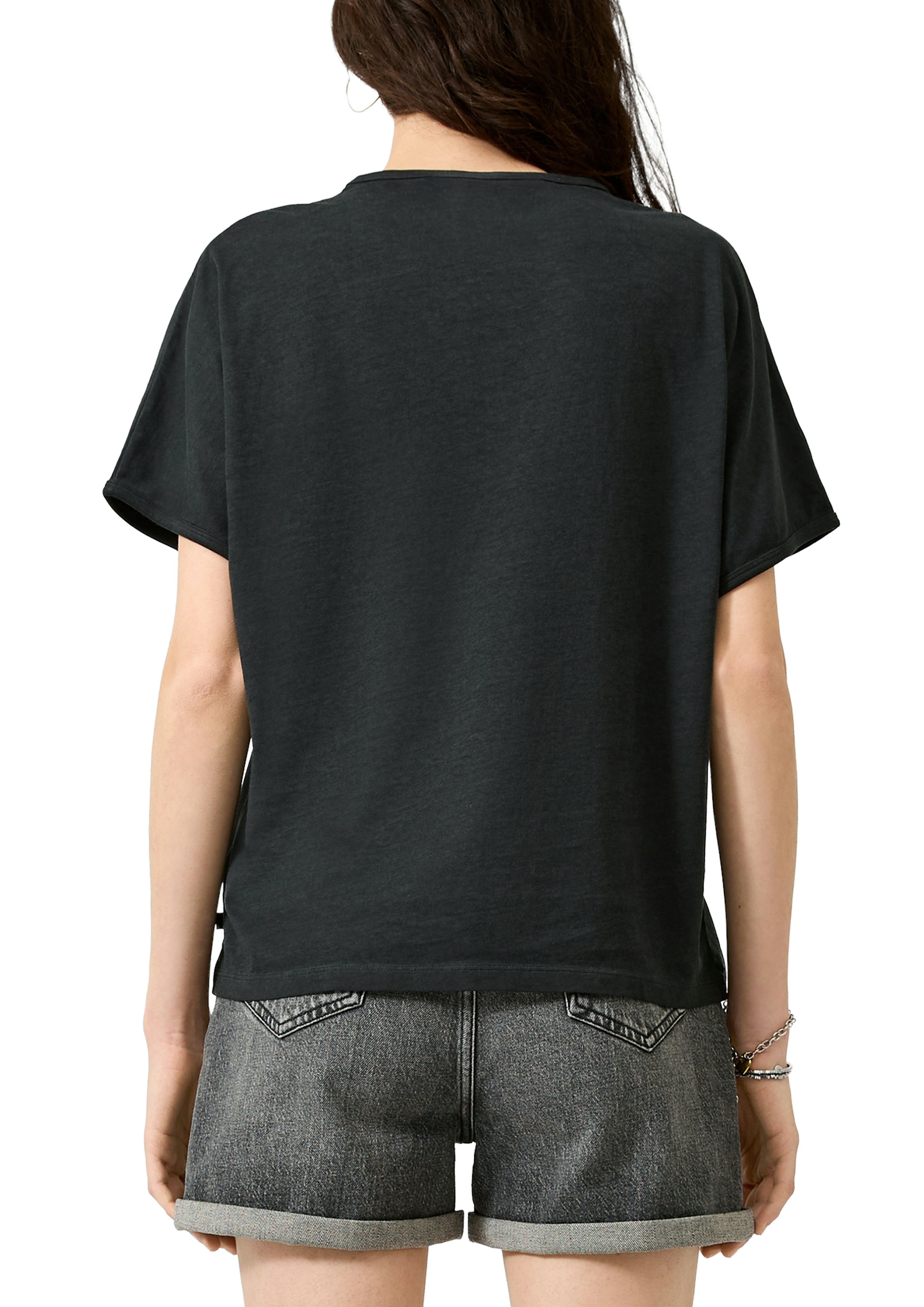 QS by S.Oliver Damen T-Shirts Grey/Black