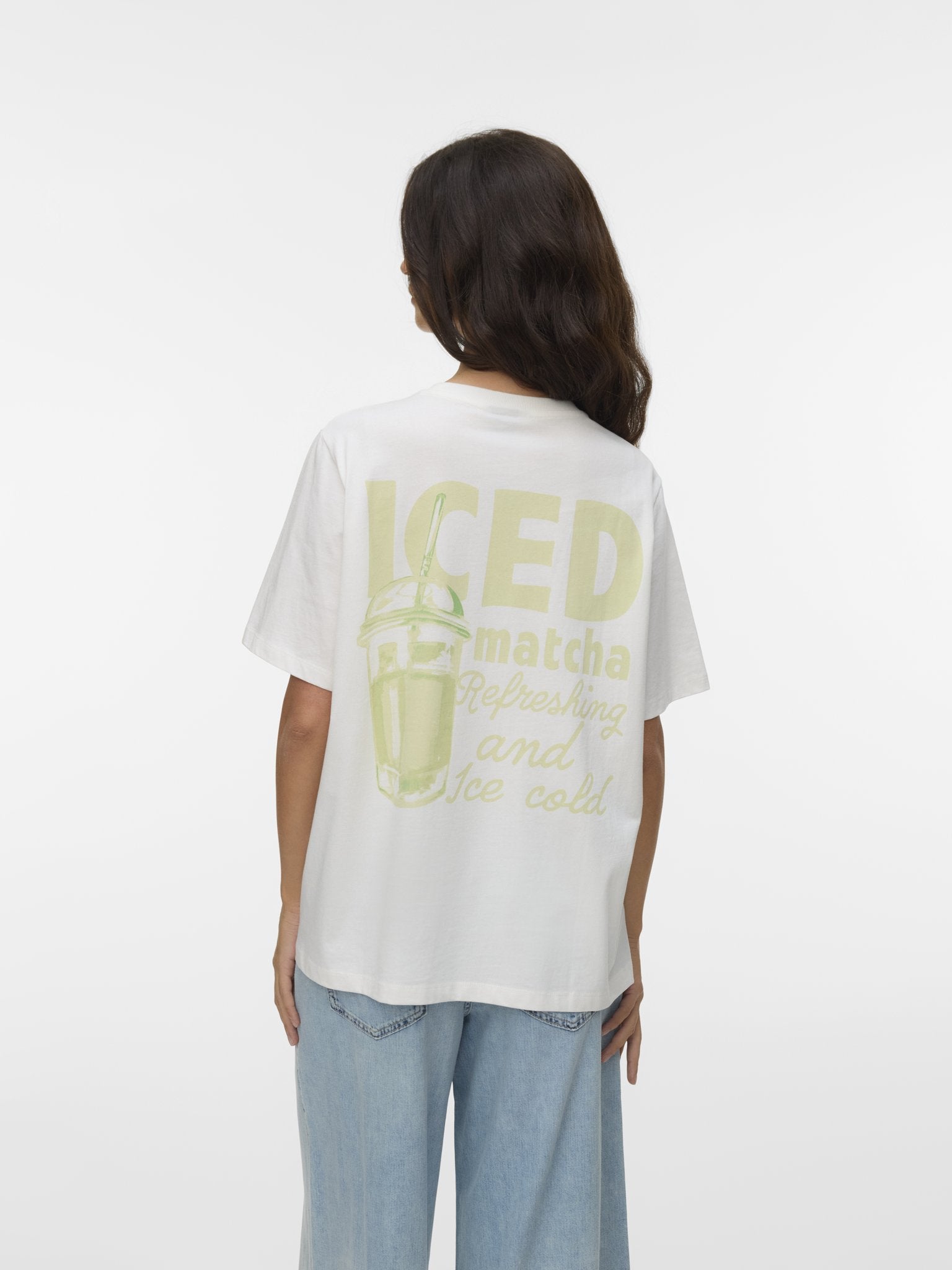 Vero Moda Damen T-Shirts Snow White/Iced